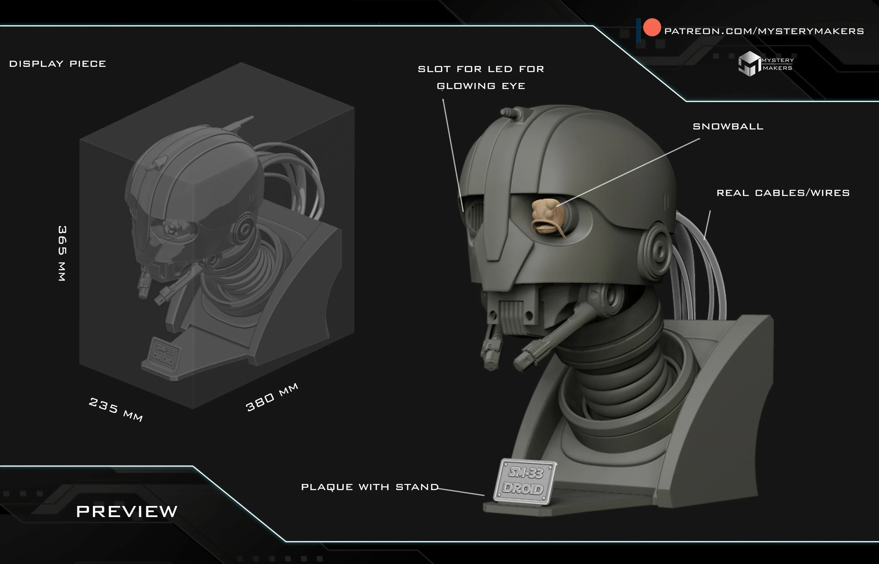 SF robot bust - Image 4