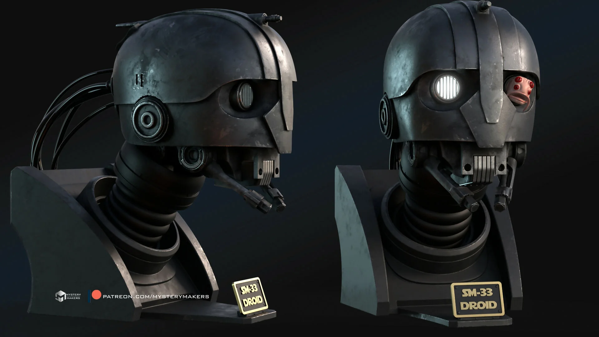 SF robot bust - Image 5