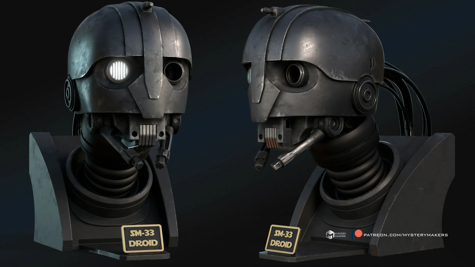 SF robot bust - Image 6