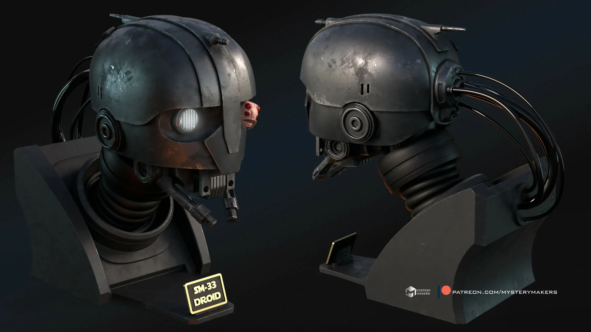 SF robot bust - Image 7