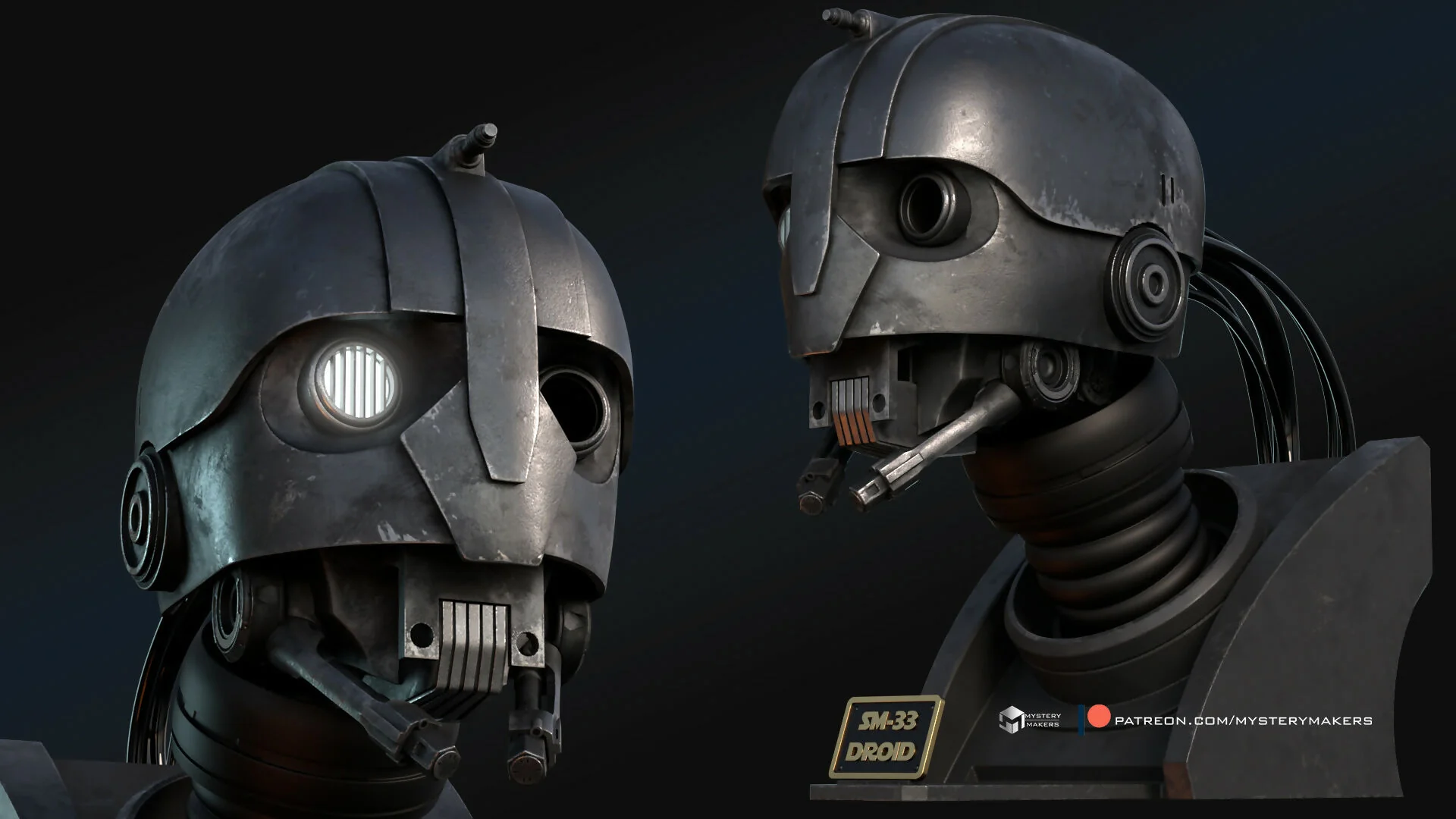 SF robot bust - Image 8