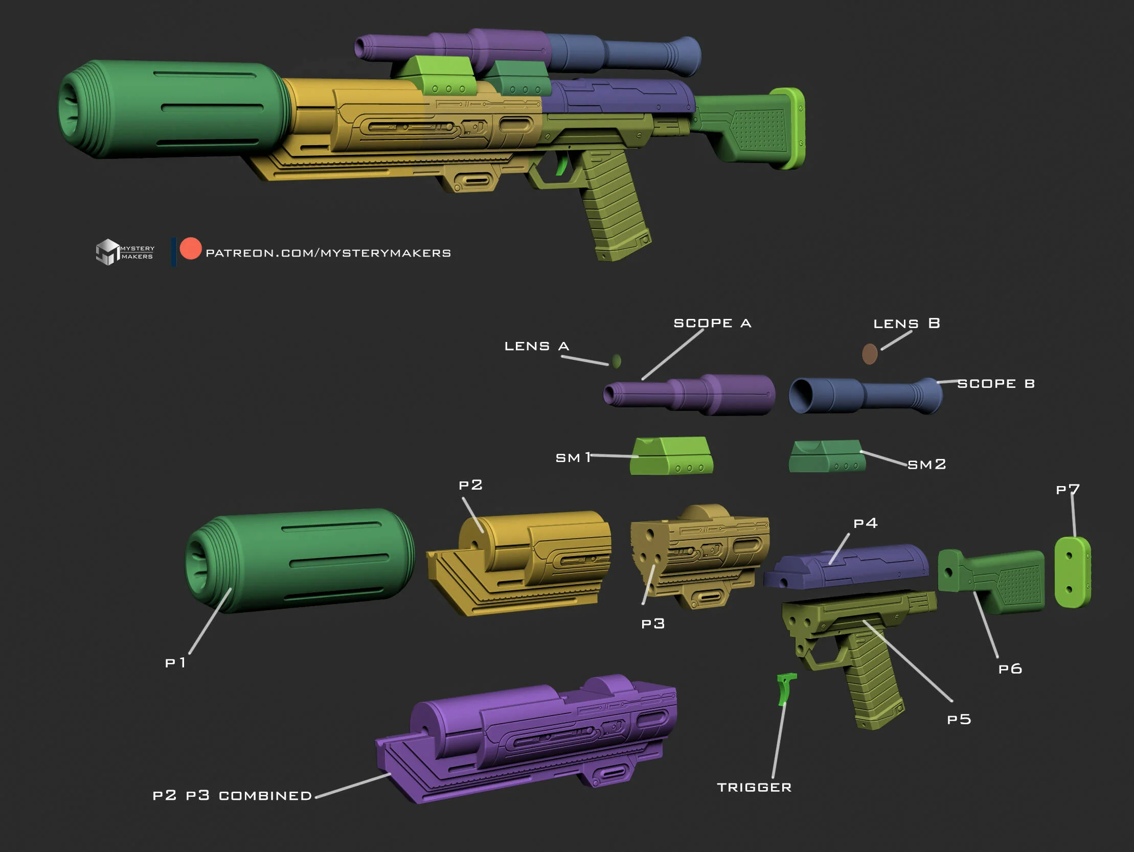 Space blaster rifle - Image 3