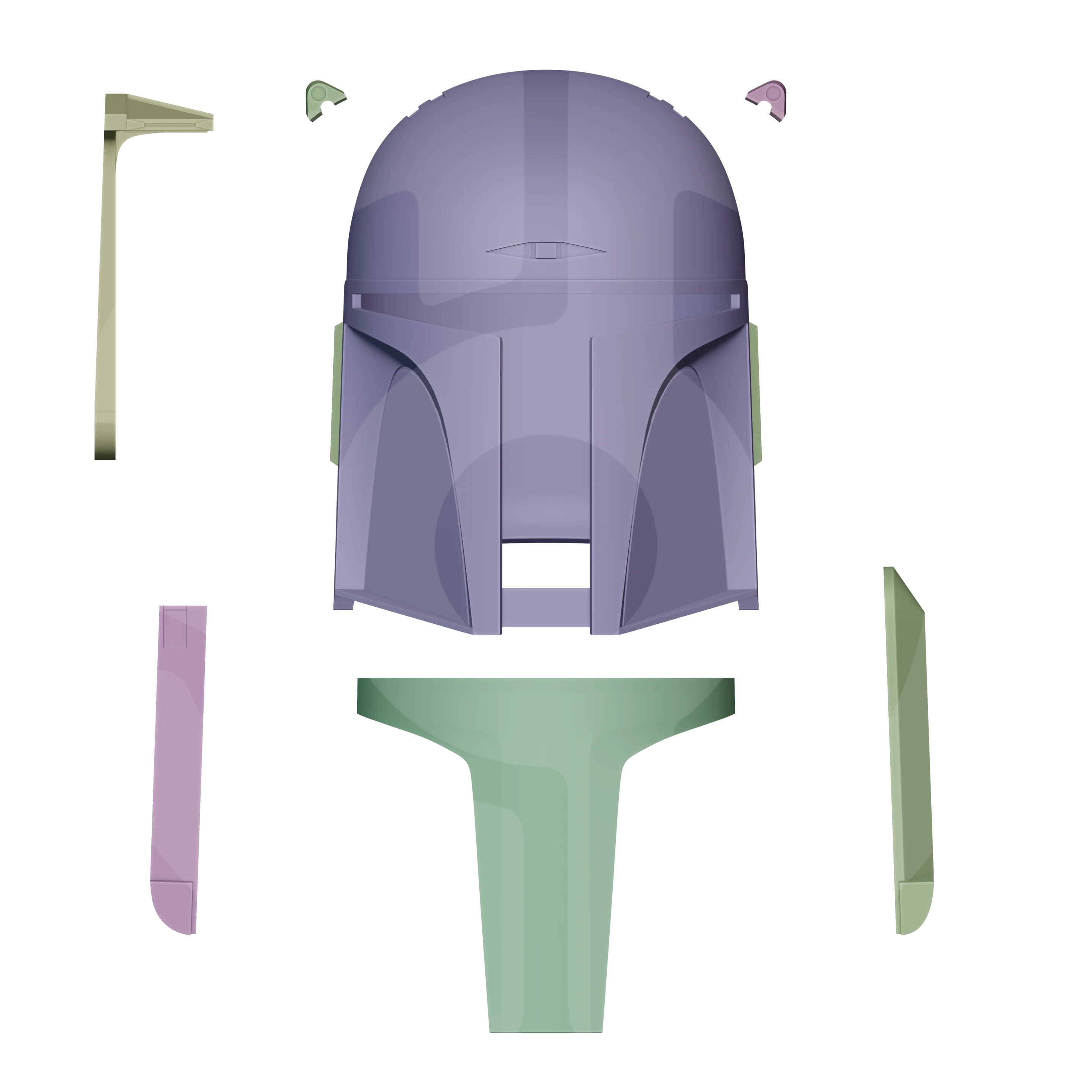 Space Boba Bounty Hunter Concept Helmet File - Image 2