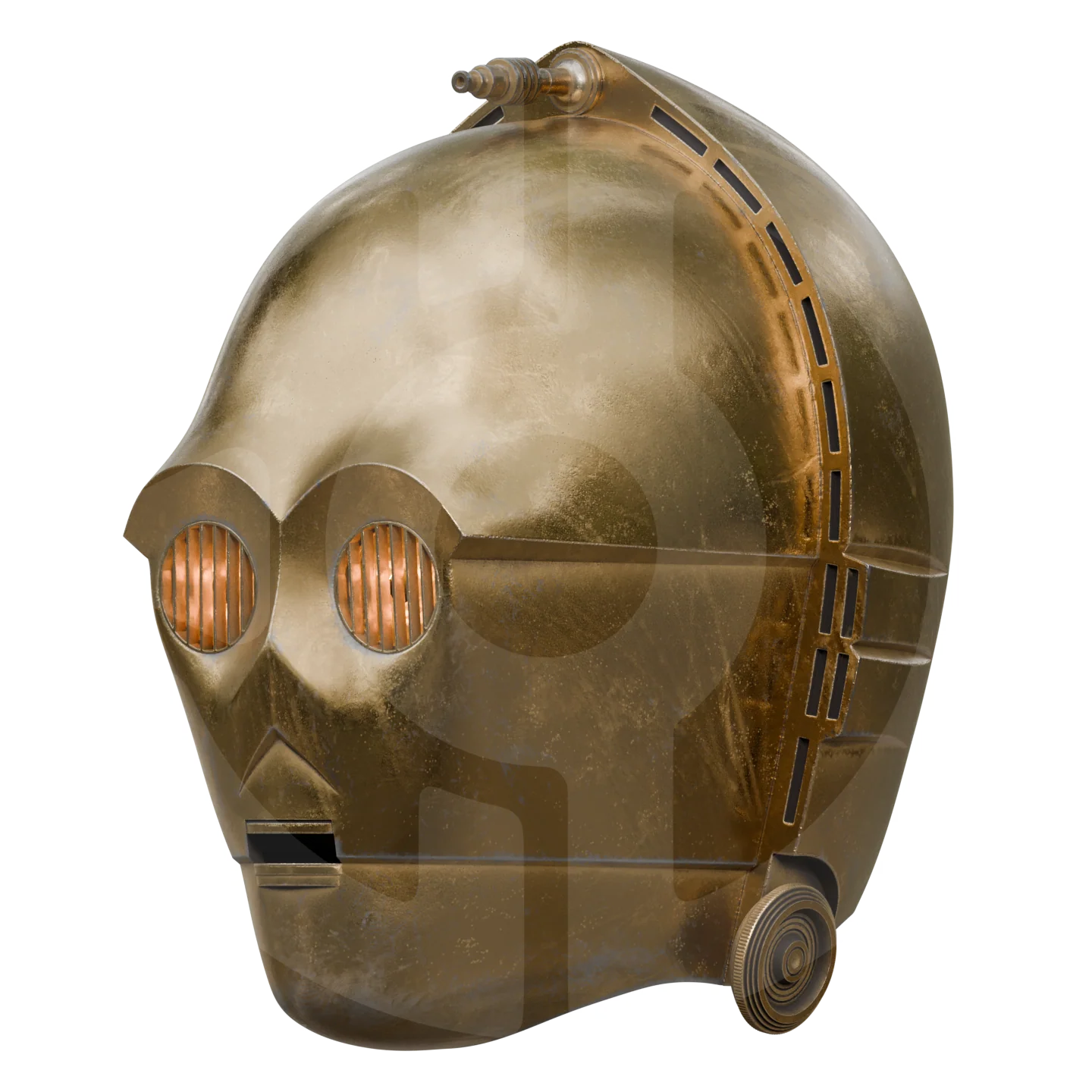 Space Gold Butler Helmet File - Image 3