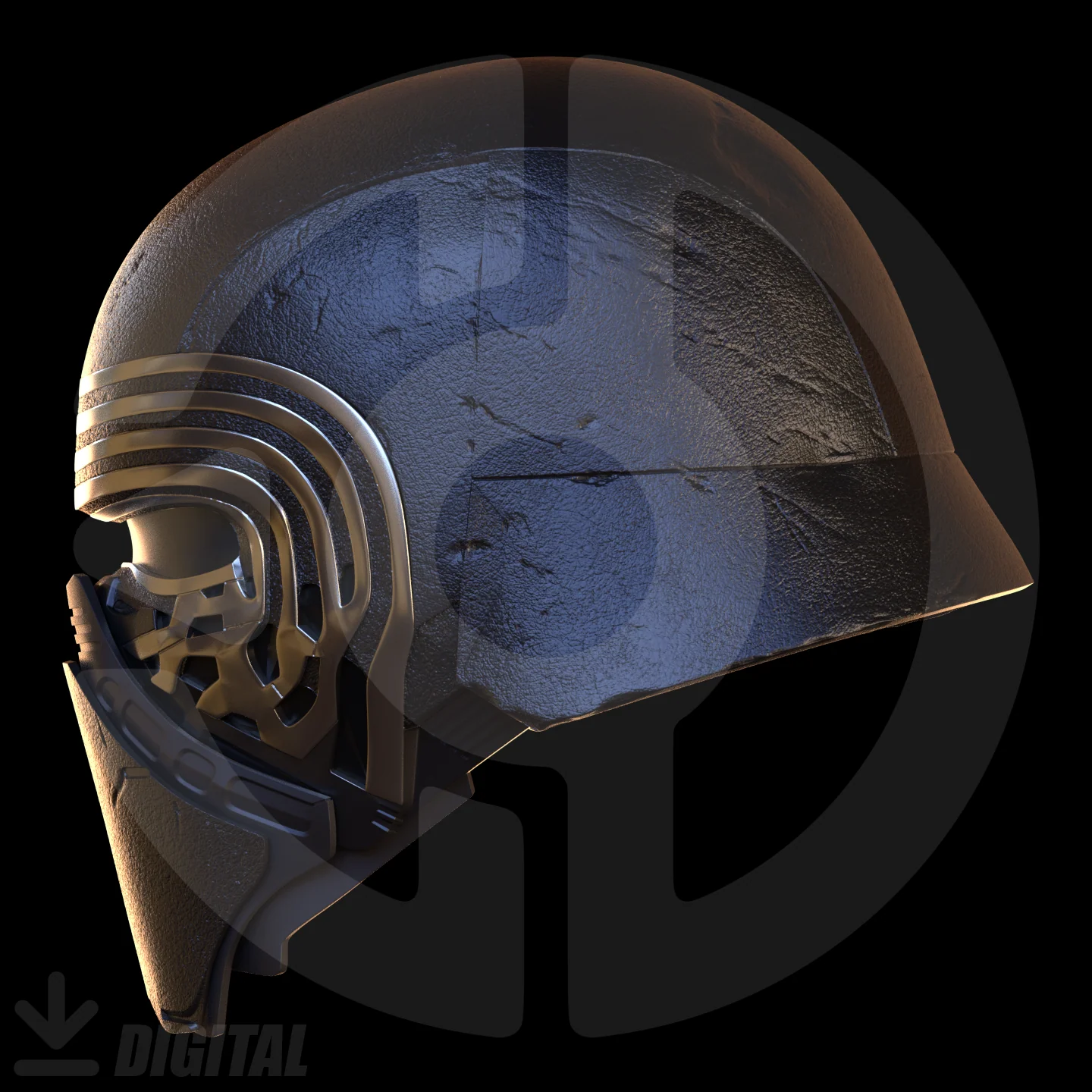 Space Dark Leader Helmet File - Image 4