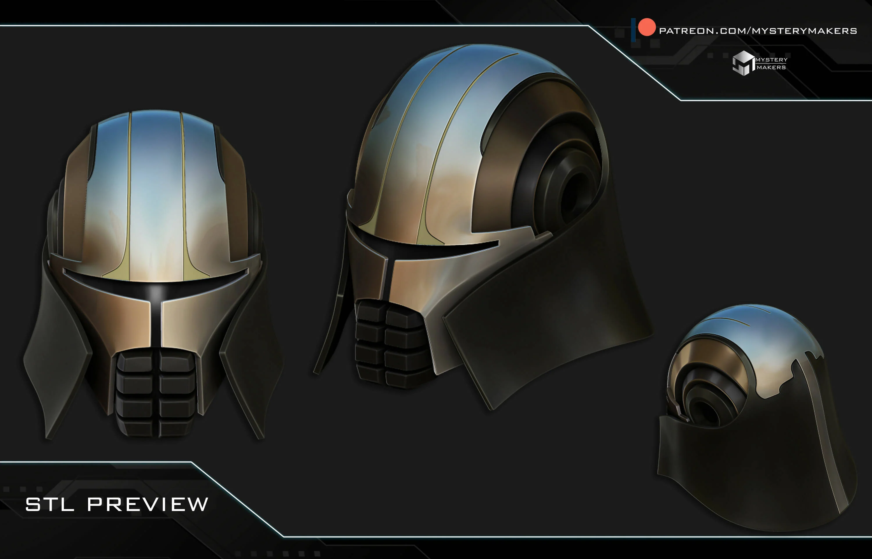 Space knight helmet - Image 2
