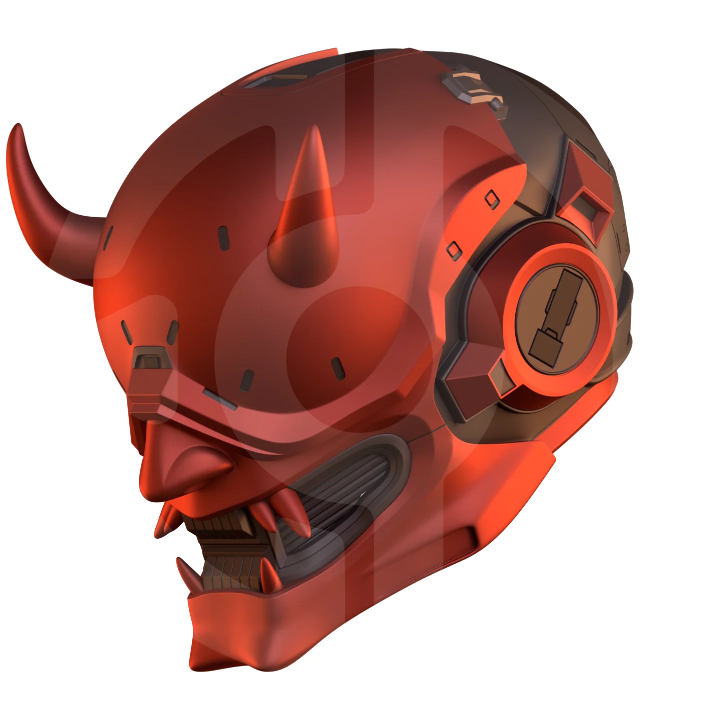 Marine Demon Helmet File - Image 3