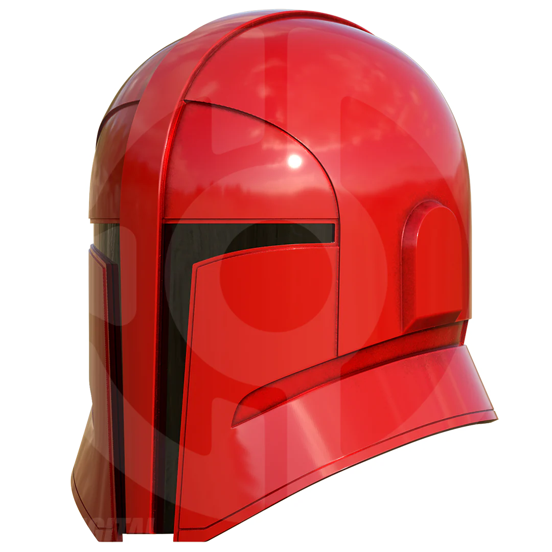Space Red Guard Helmet File - Image 2