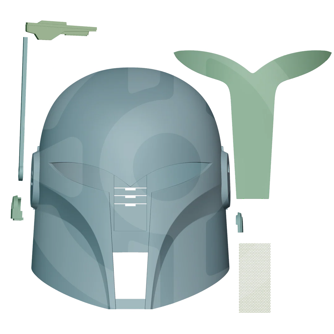 Space Rogue Bounty Hunter Helmet File - Image 2