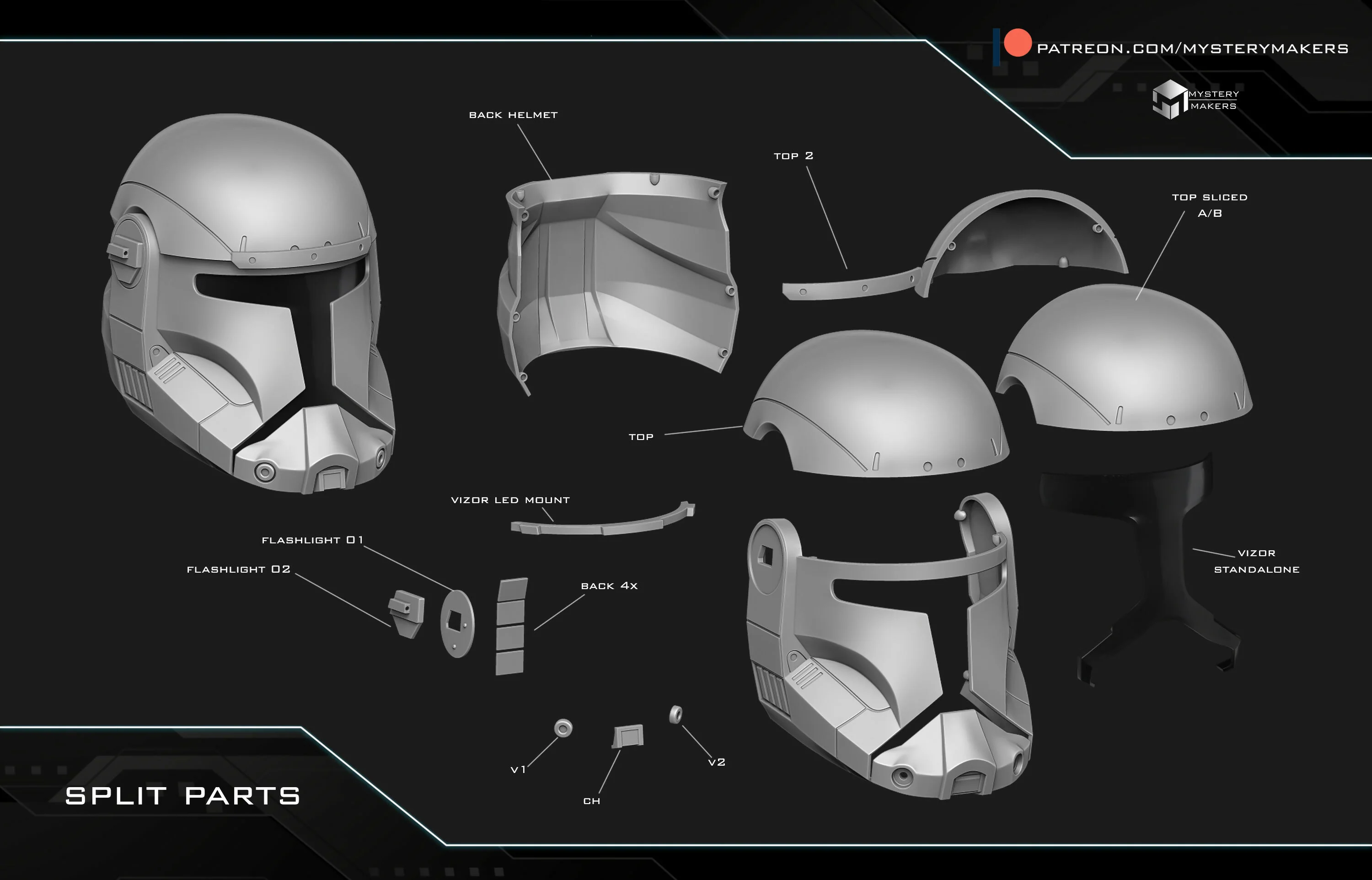 Space soldier helmet - Image 5