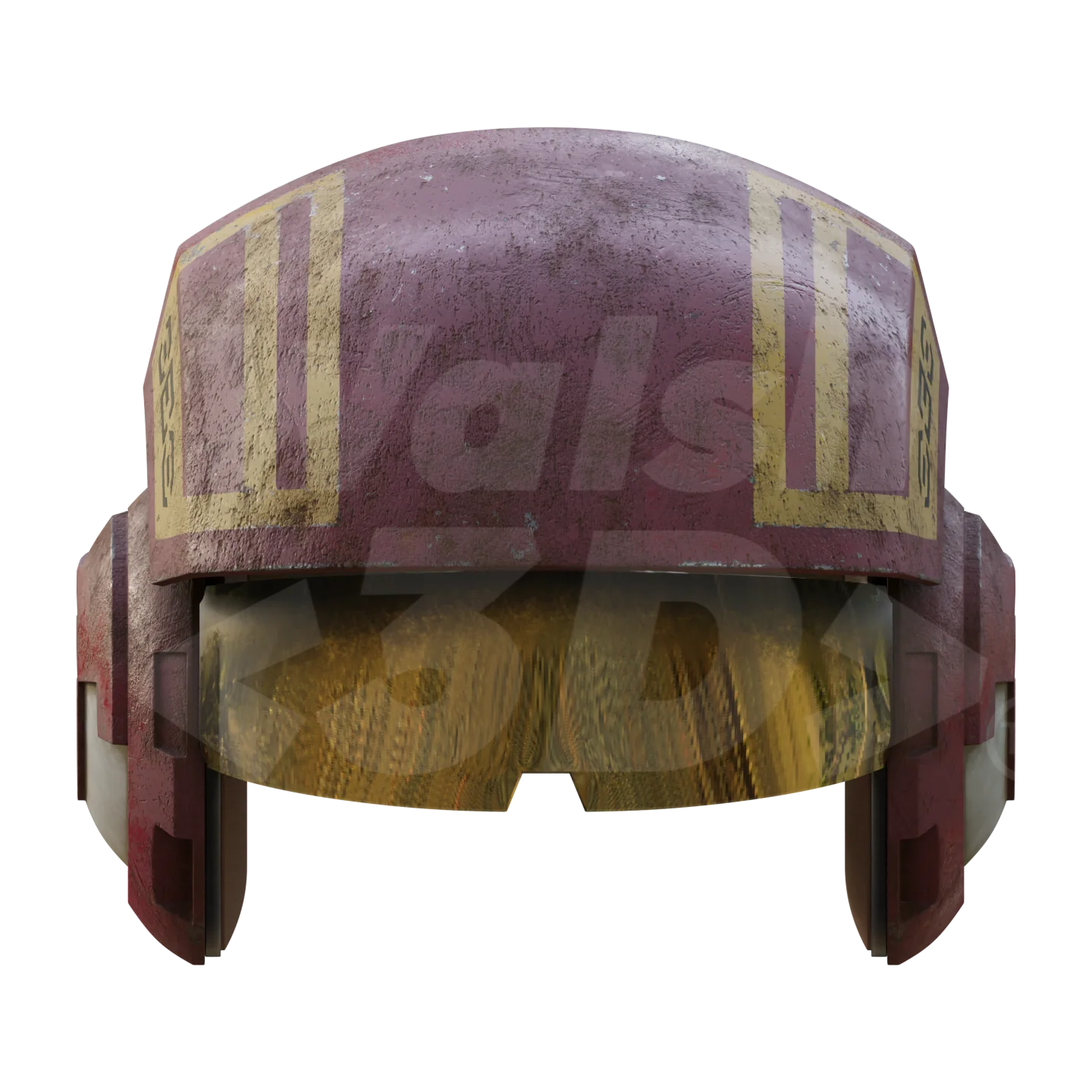 Space Speeder Bike Helmet 3D Print Model - Image 5