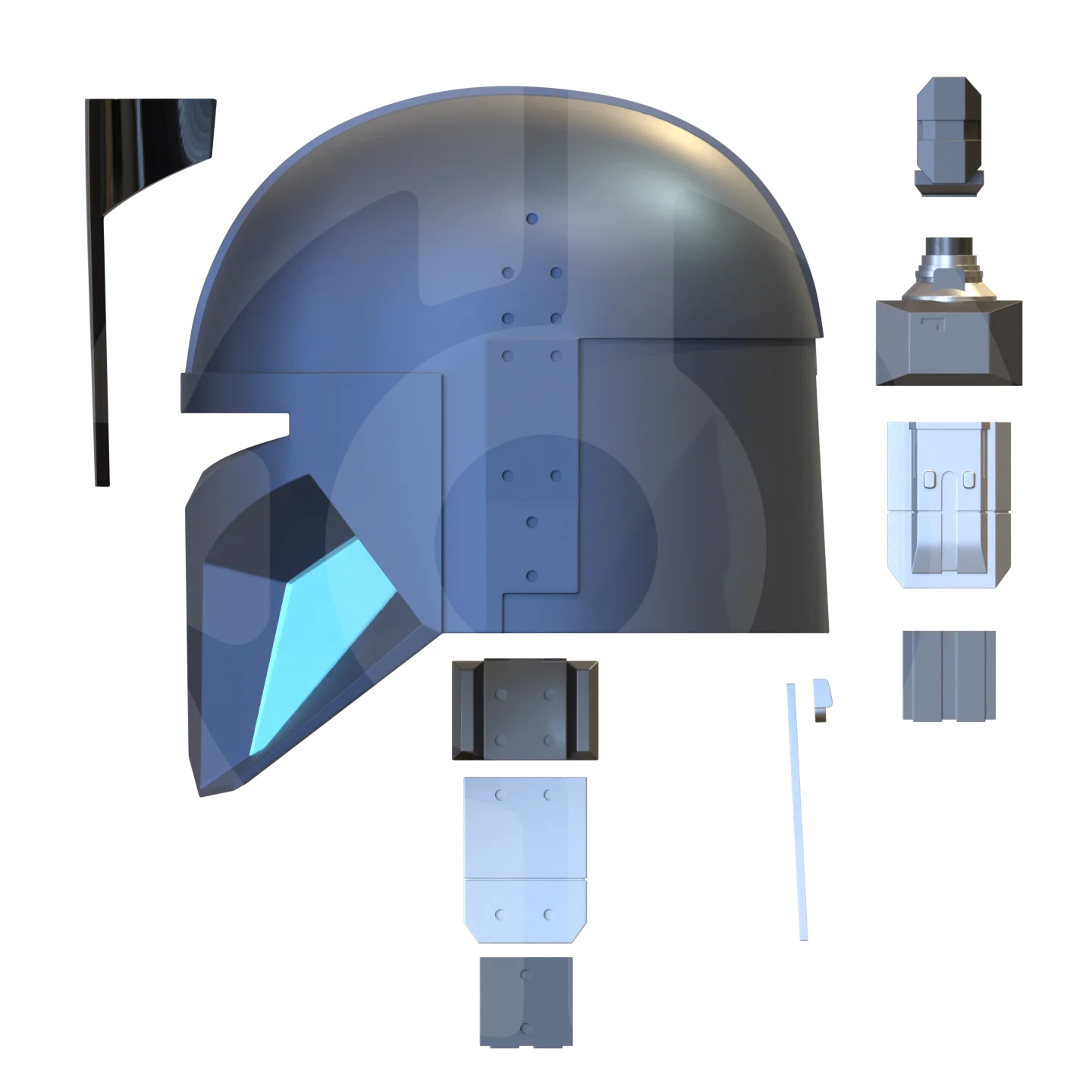 Space Tank Bounty Hunter Helmet File - Image 2