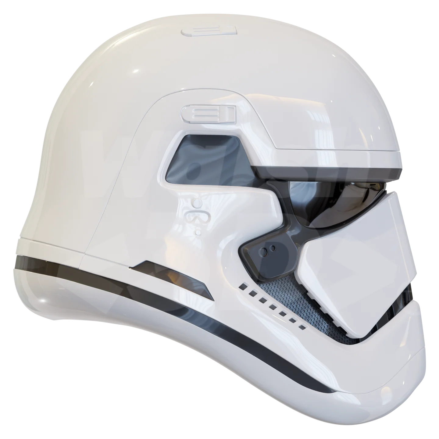 Space Trooper Helmet 3D Print Model - Image 4