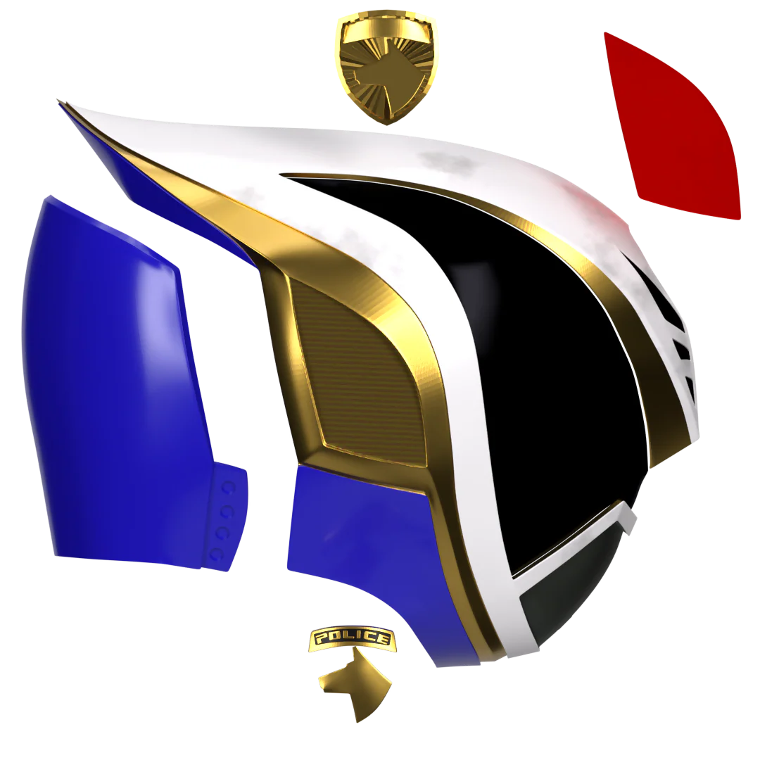 SPD Omega Ranger Helmet - 3D File - Image 8