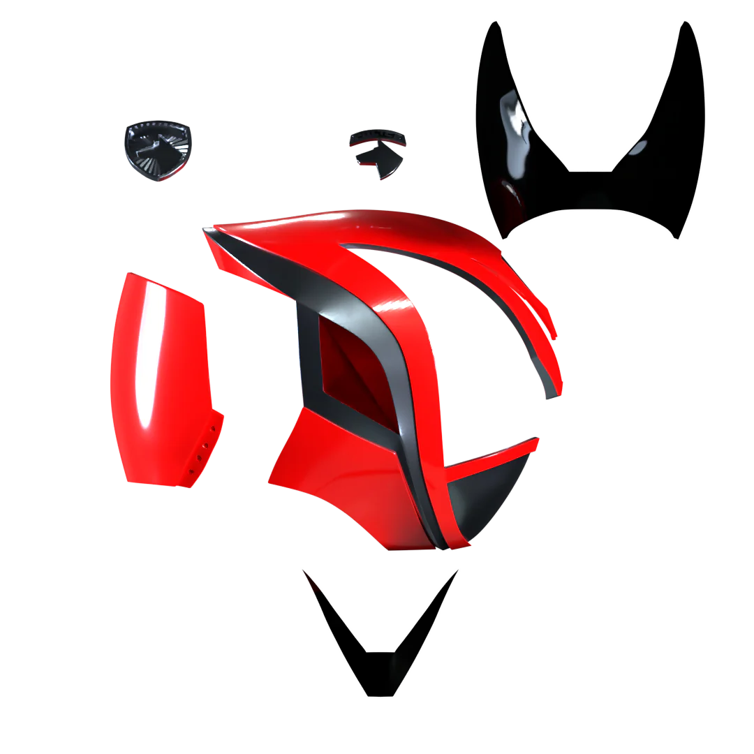 SPD Red Ranger Helmet - 3D File - Image 7