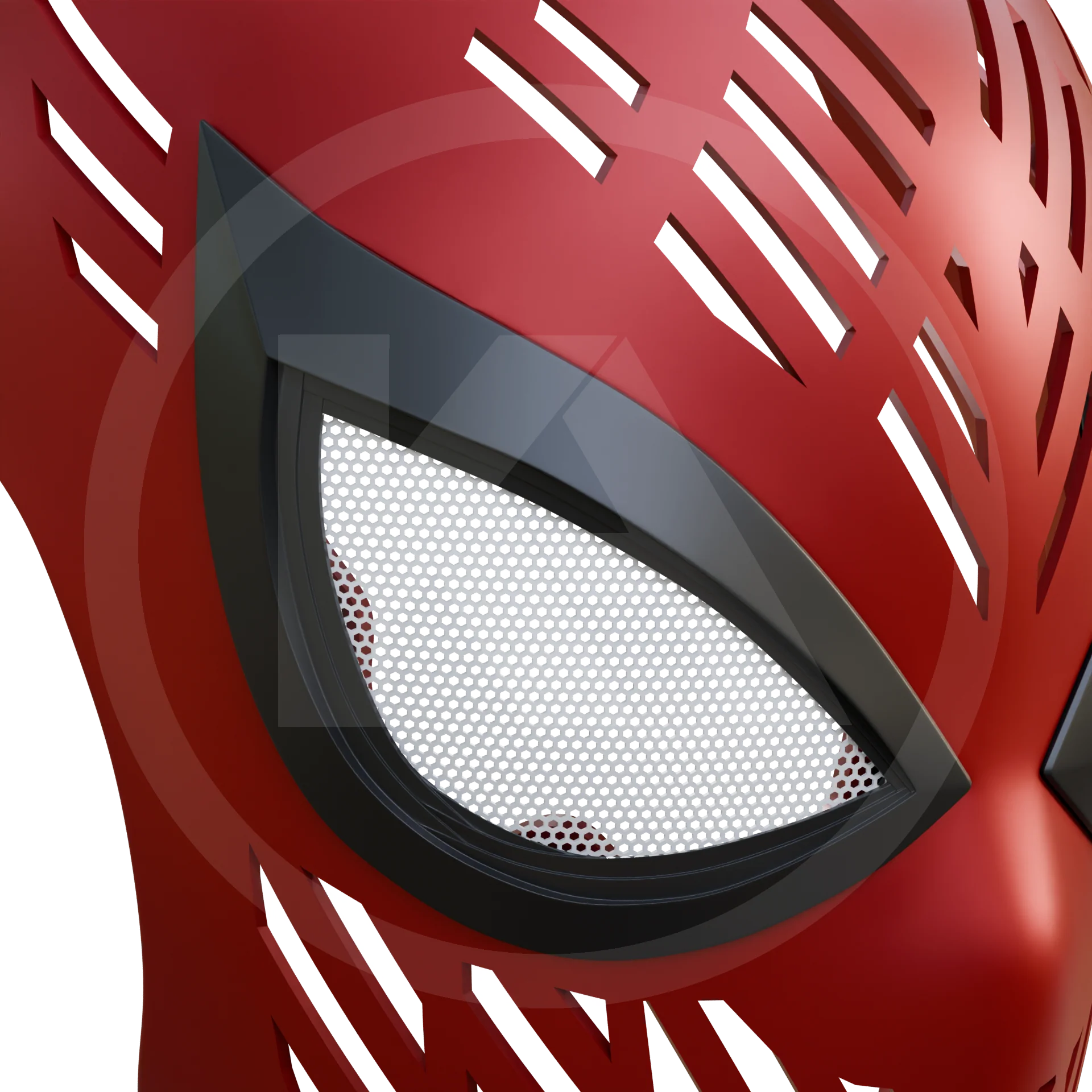 Spider Hero Advanced V2 Faceshell 3D Printable File - Image 7