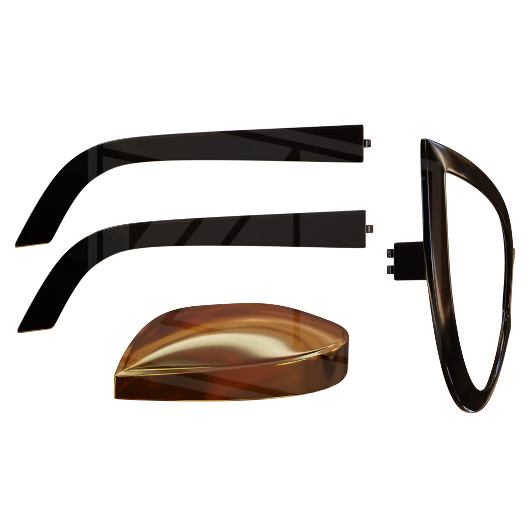 Spider Hero Glasses 3D Model - Image 2