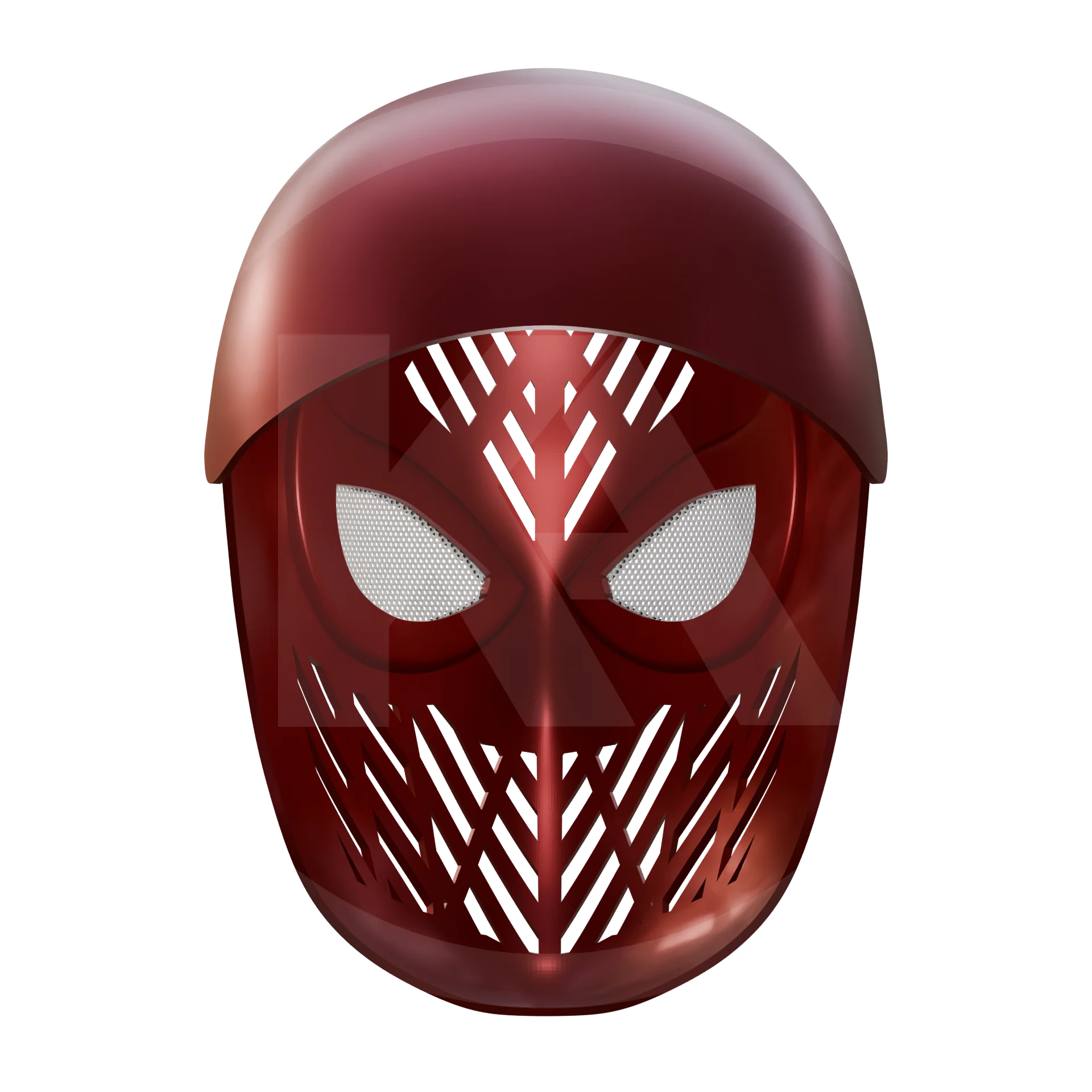 Spider Hero MCU NWH/FFH Faceshell 3D Printable File - Image 5