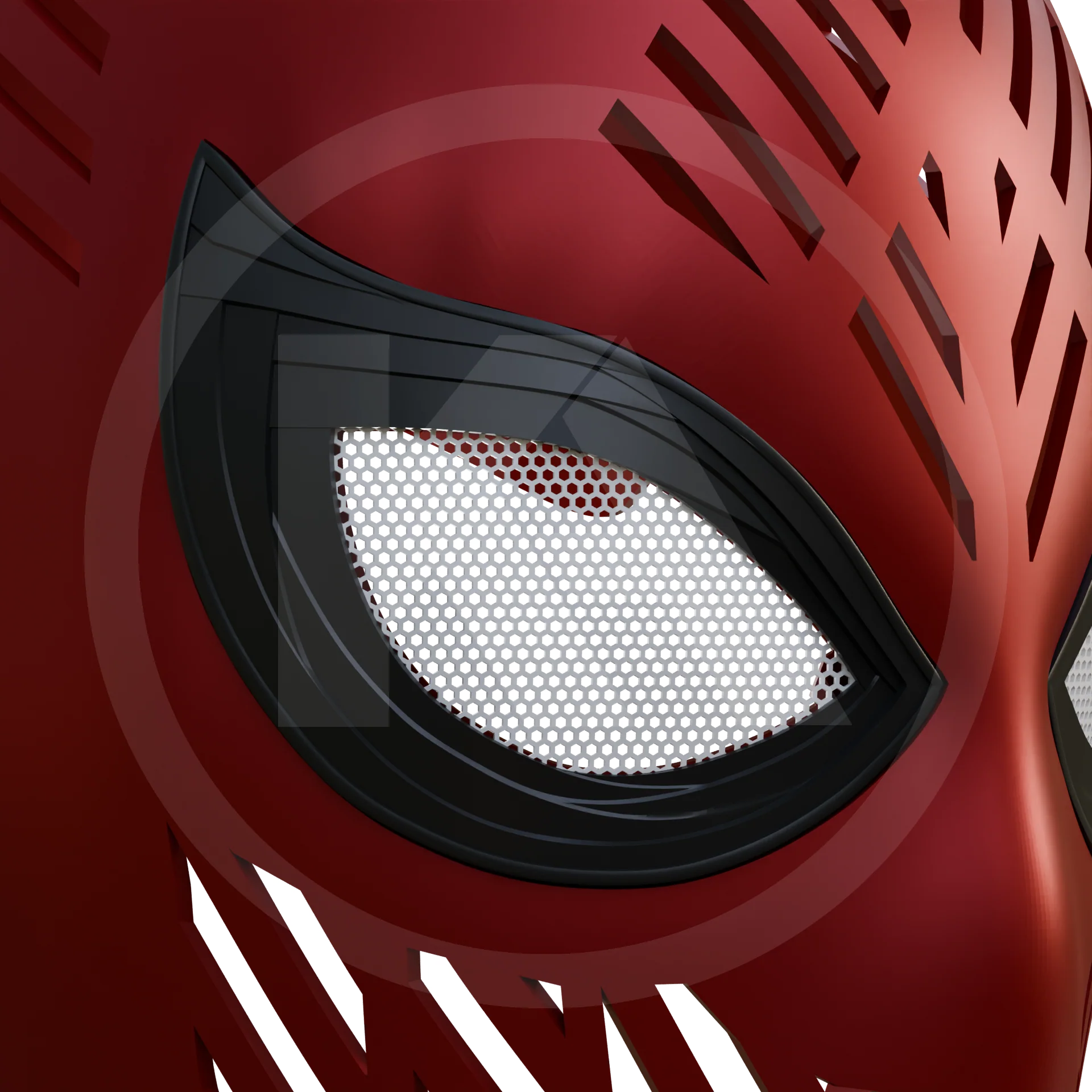 Spider Hero MCU NWH/FFH Faceshell 3D Printable File - Image 6