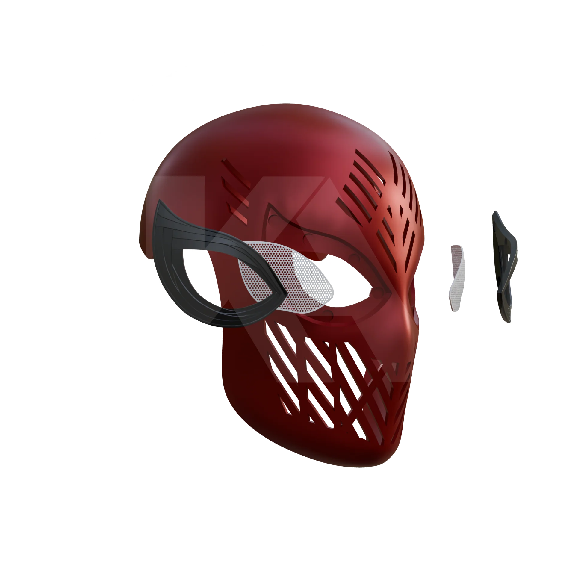 Spider Hero MCU NWH/FFH Faceshell 3D Printable File - Image 8