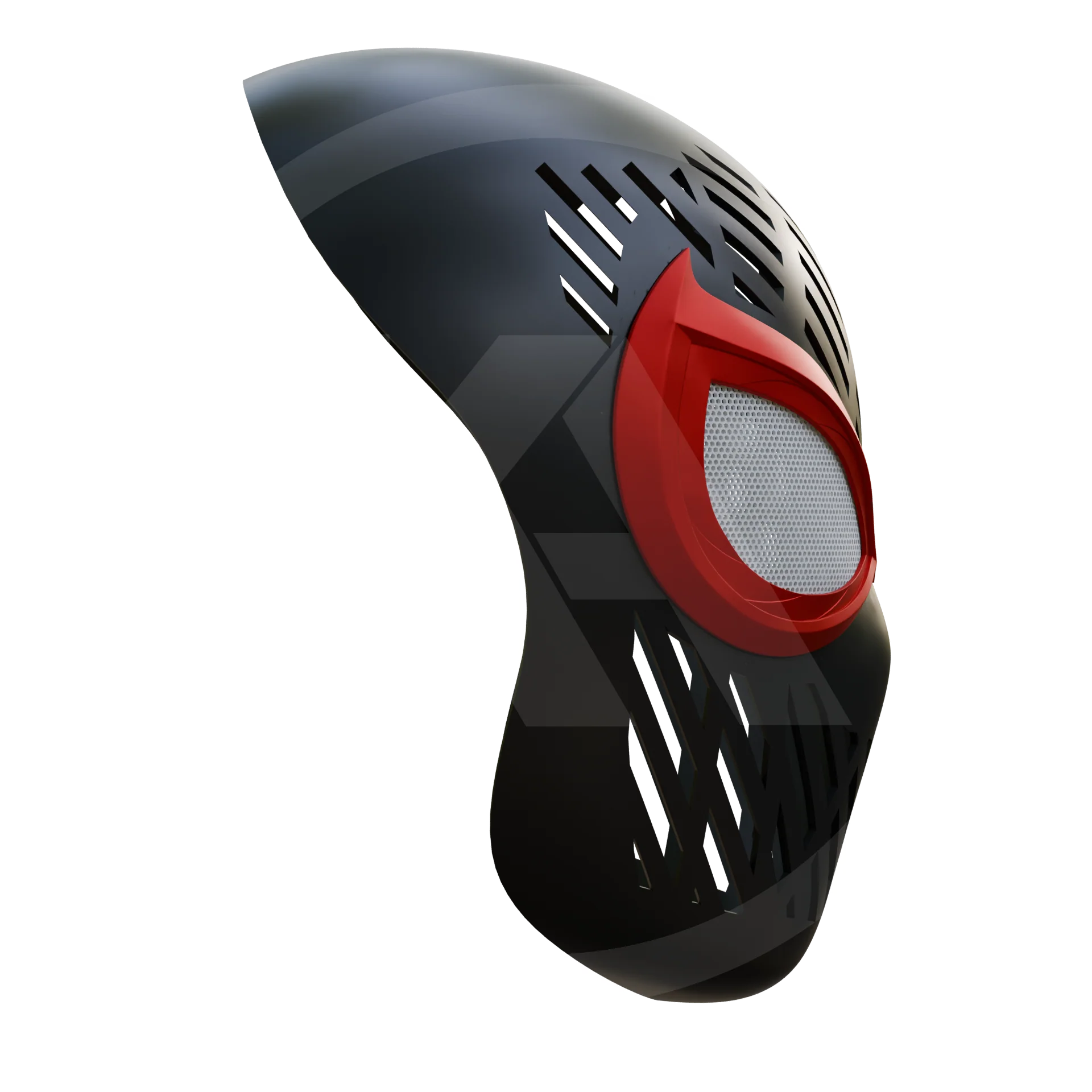 Spider Hero Miles Faceshell 3D printable model - Image 4