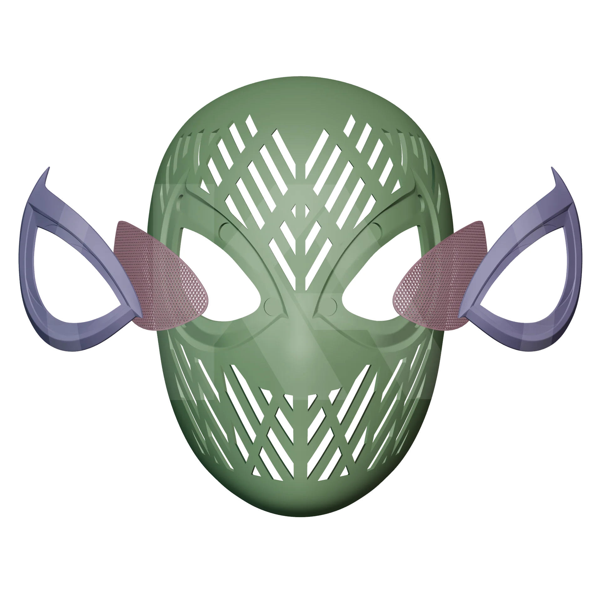 Spider Hero Miles Faceshell 3D printable model - Image 8