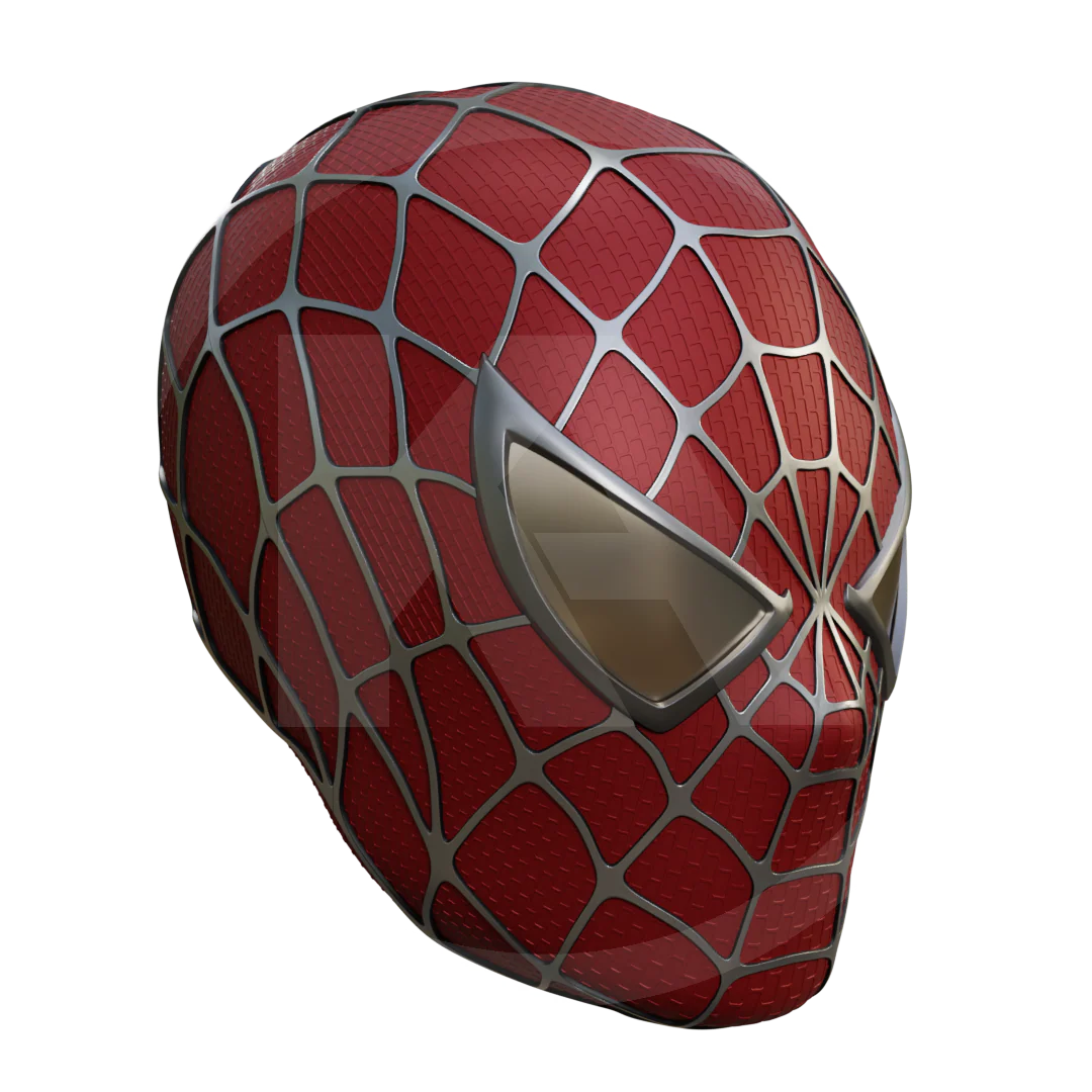 Spider Hero Raimi Inspired Helmet 3D Printable Model - Image 4