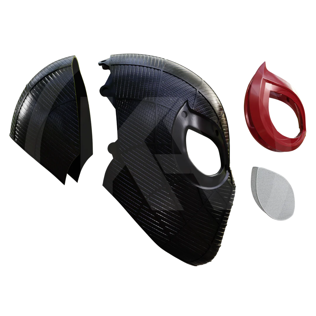 Spider Hero Upgraded Miles Helmet 3D Printable Model - Image 2