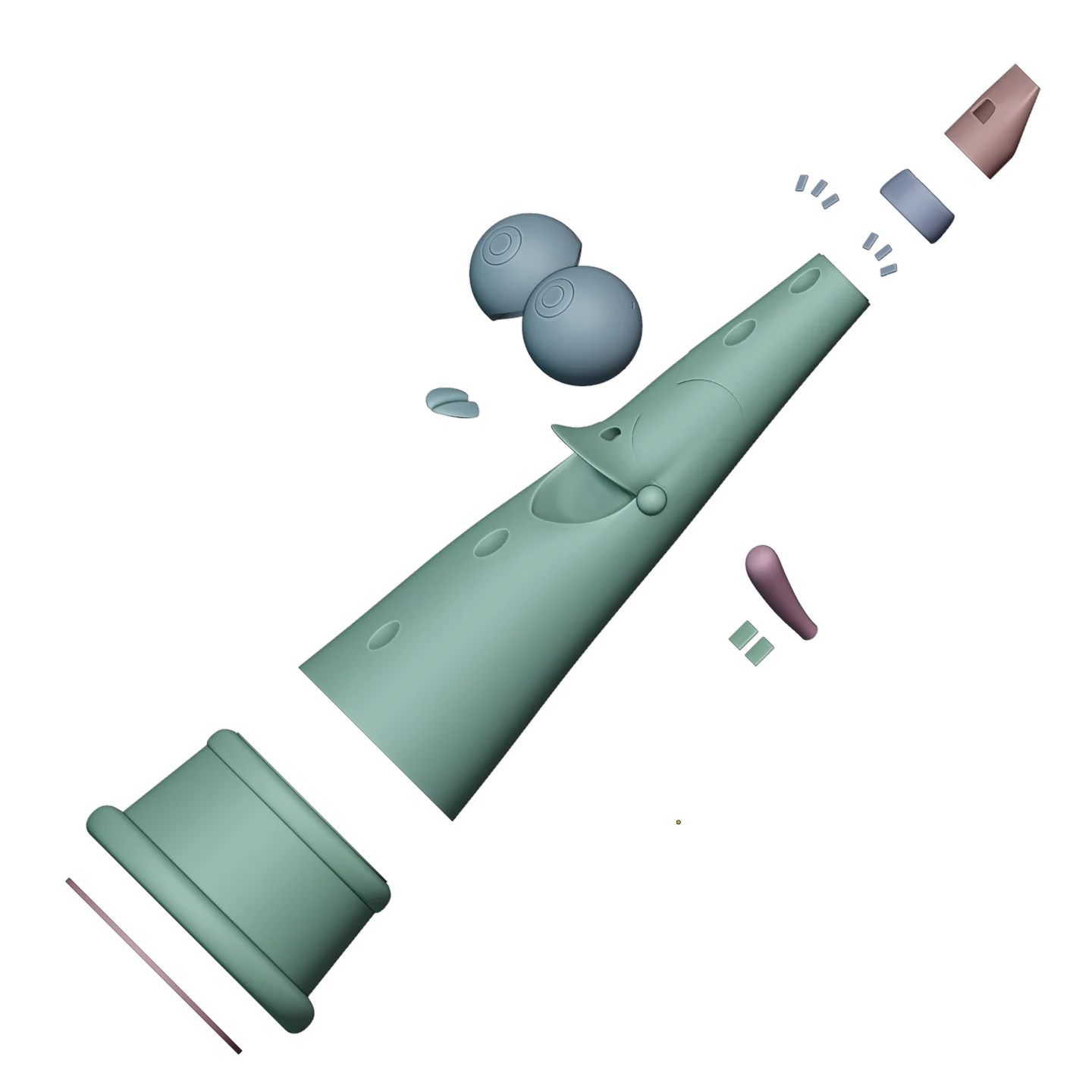 Spongebob Clarinet - 3D File - Image 2