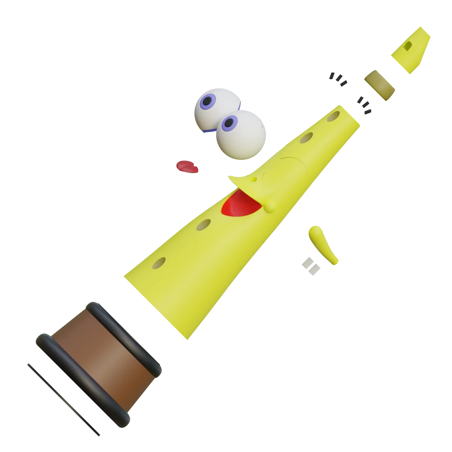 Spongebob Clarinet - 3D File - Image 3