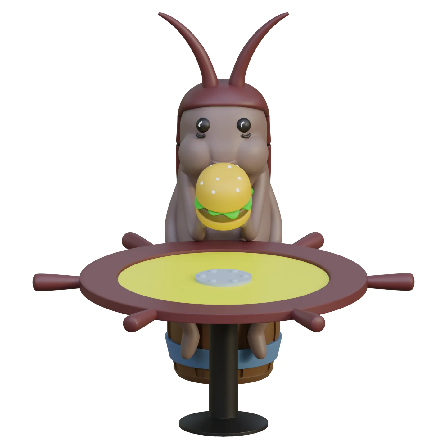 Spongebob Cockroach Eating 3D File - Image 2