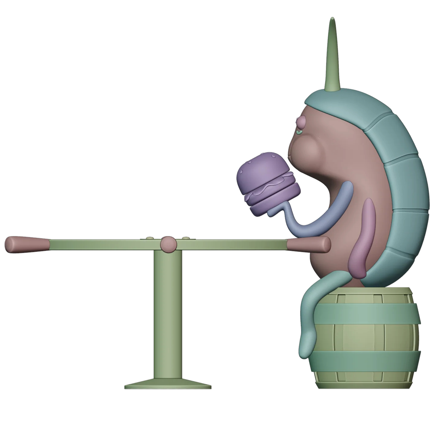 Spongebob Cockroach Eating 3D File - Image 6