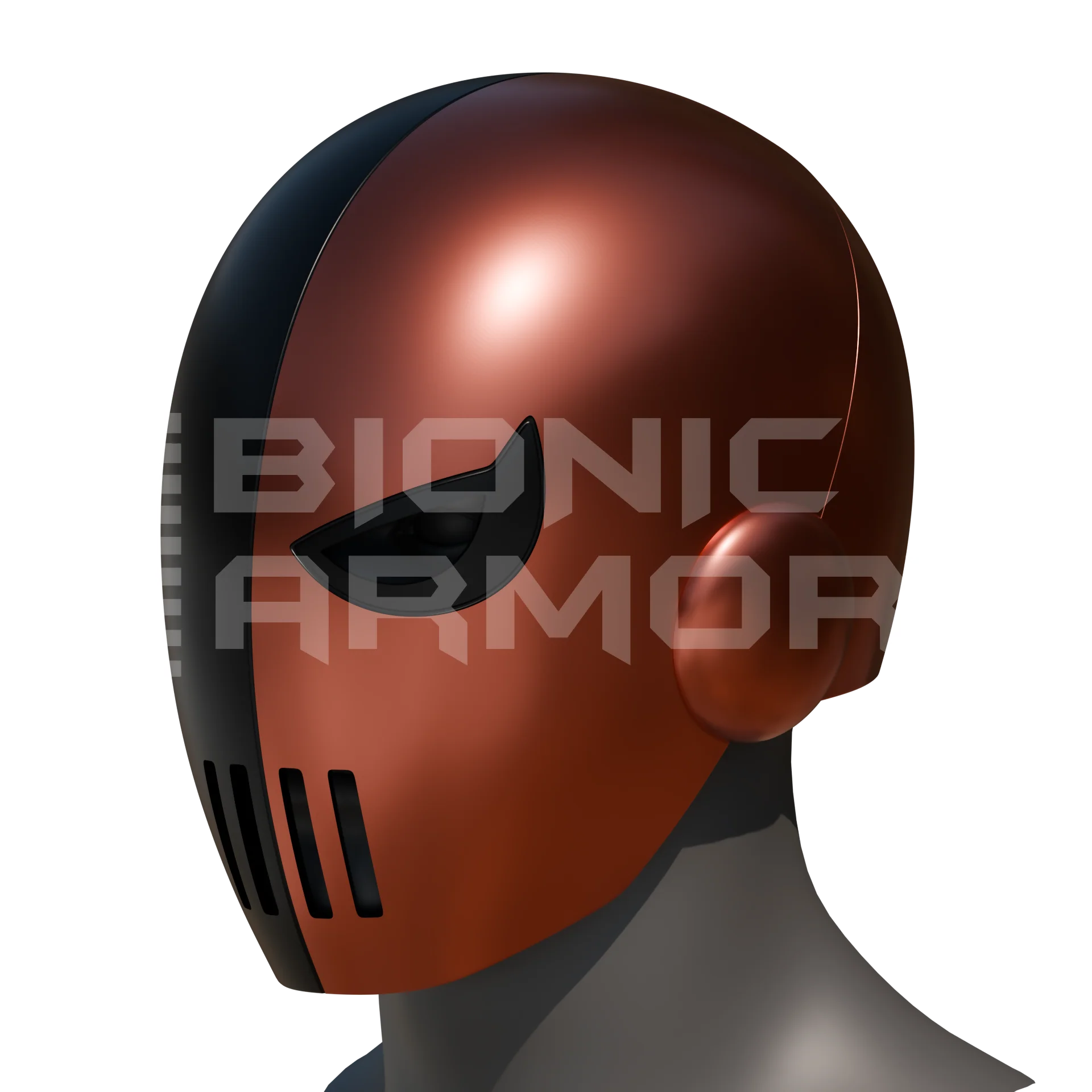 Stroker Cartoon Helmet 3D Model - Image 3