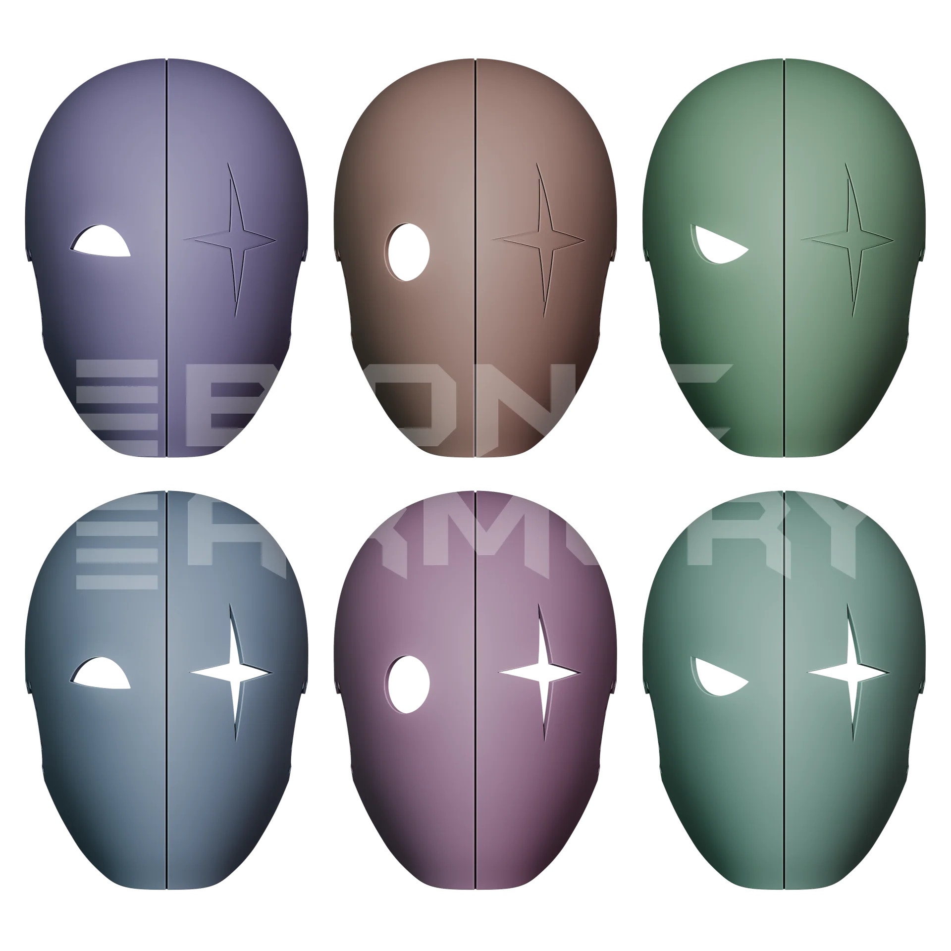 Stroker Cartoon Helmet 3D Model - Image 7