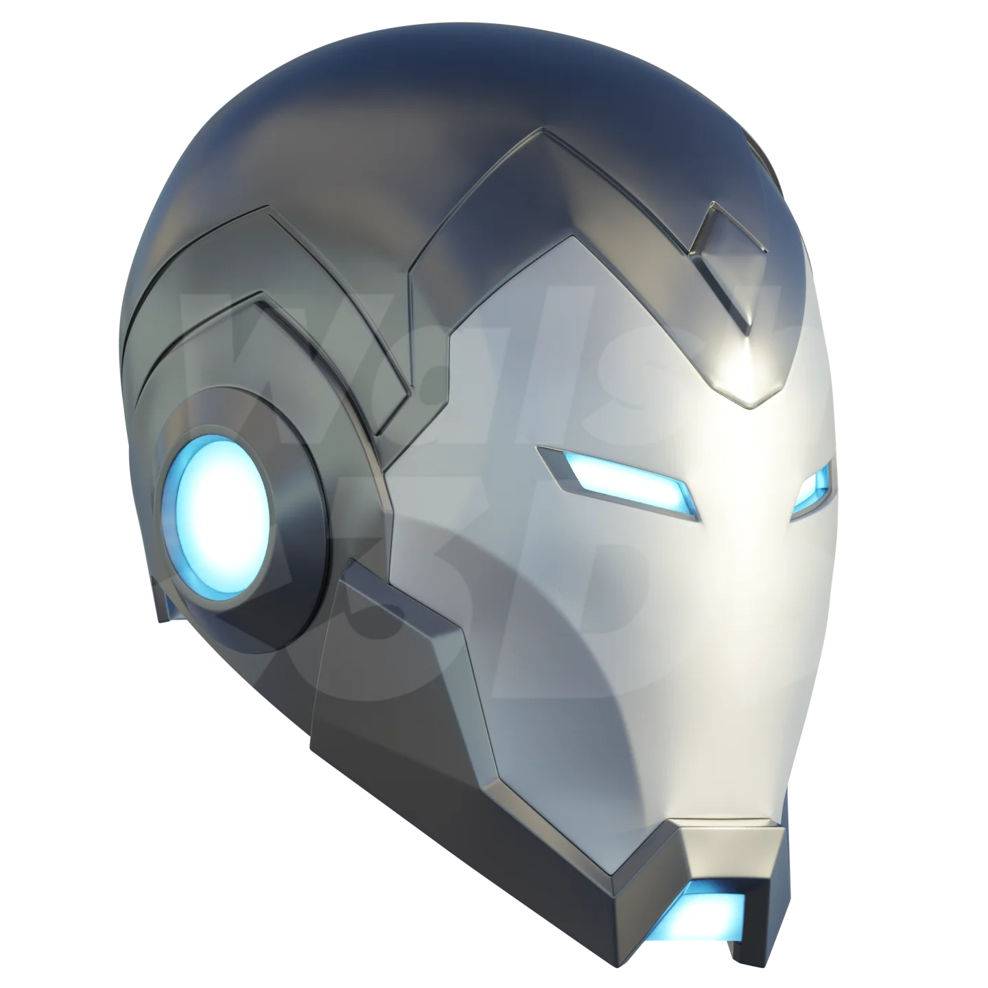 Superior Comic Hero Helmet 3D Printing Model - Image 4