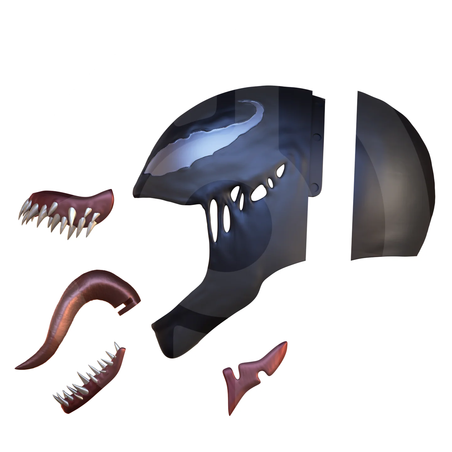 Symbiote Villain Helmet File - Image 2