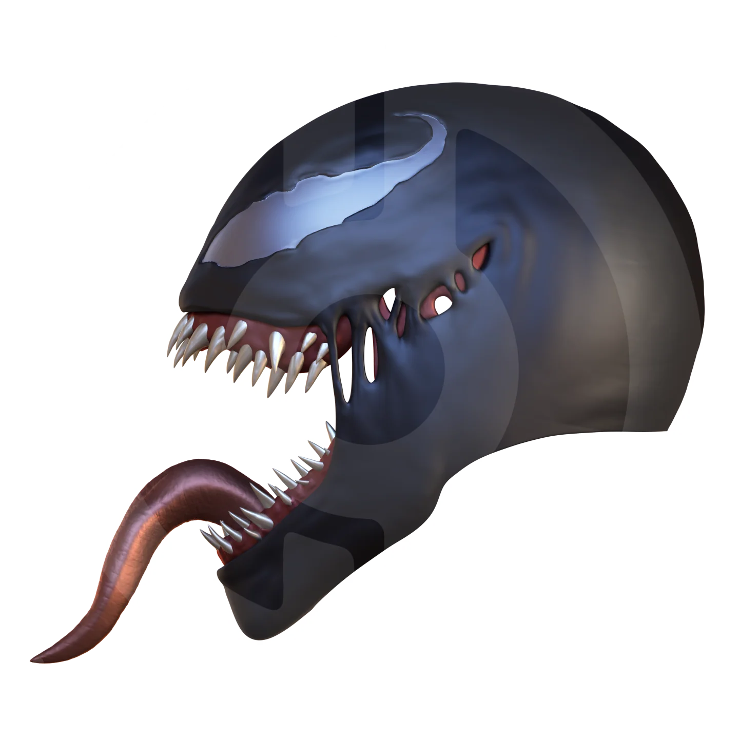 Symbiote Villain Helmet File - Image 4