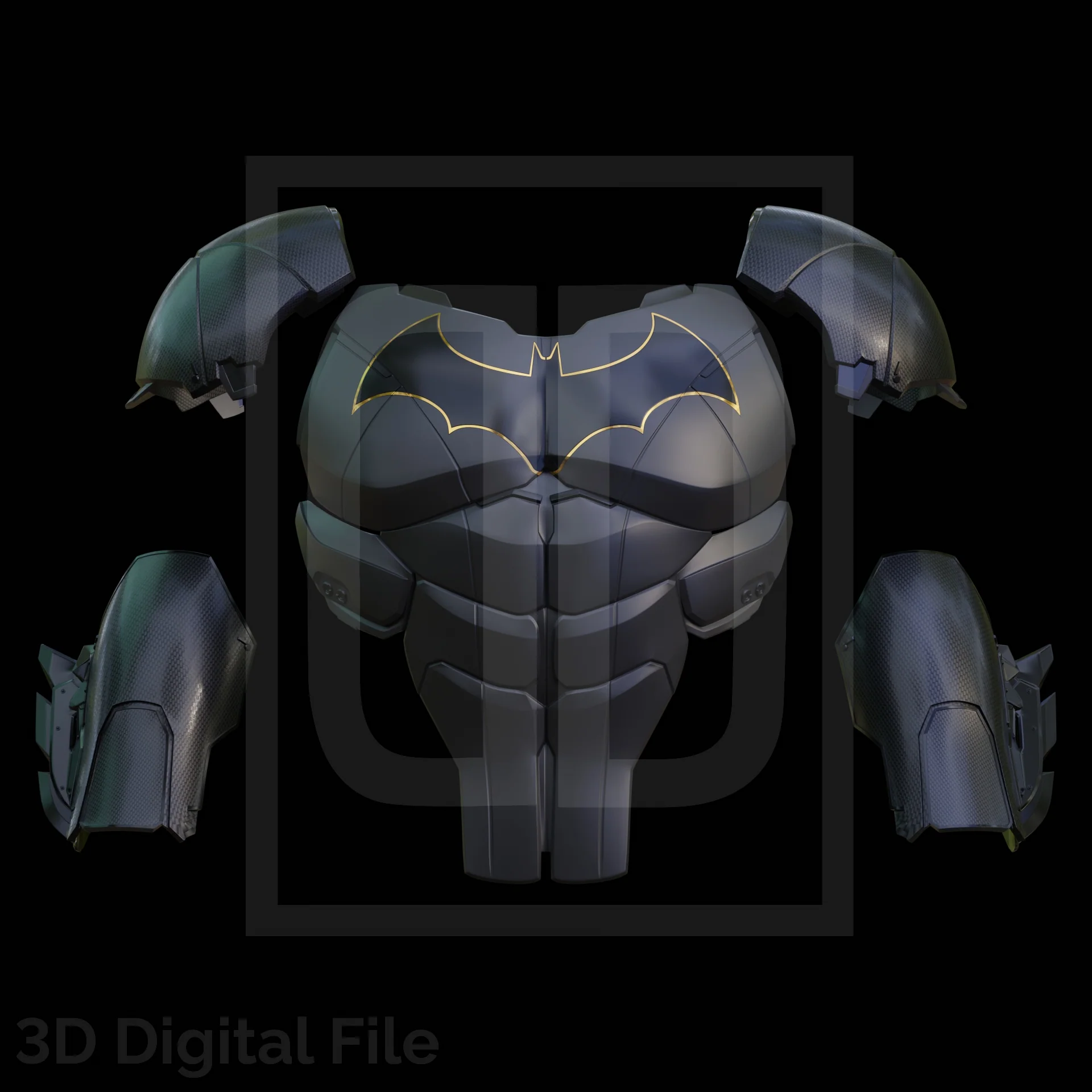 Tactical Bat Armor - SS 3D Models - Image 3