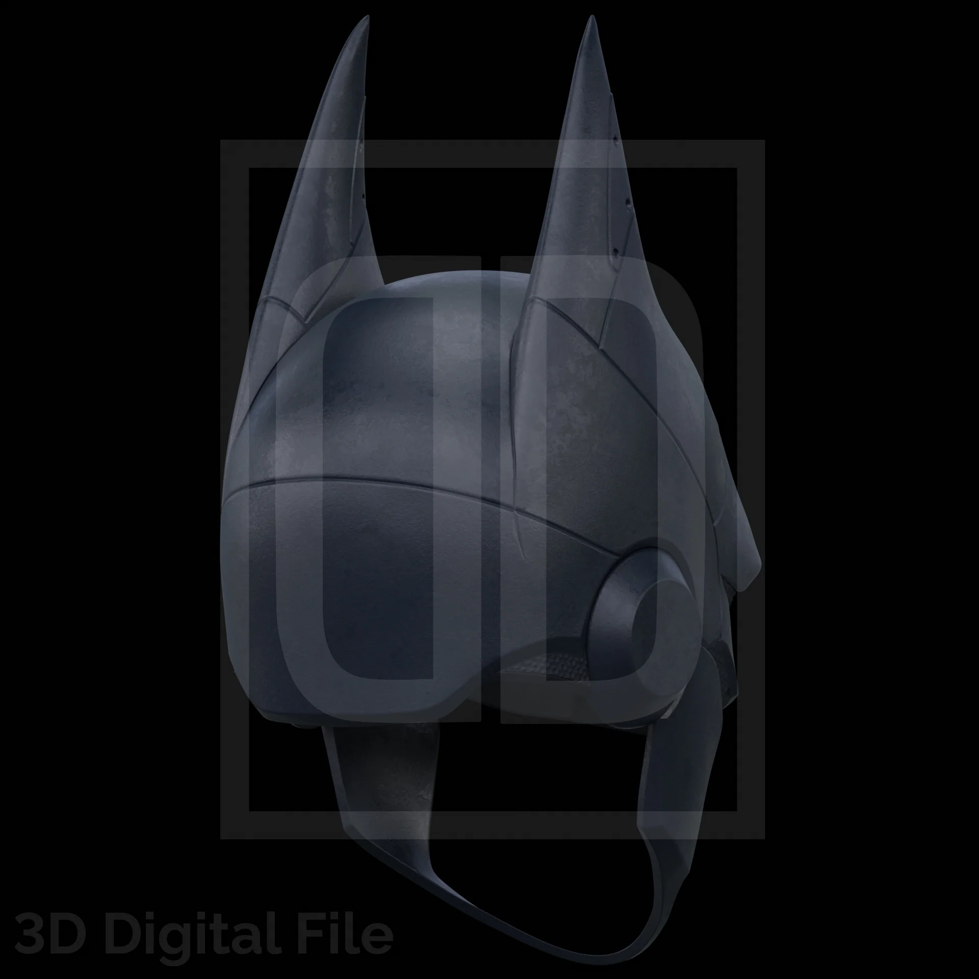 Tactical Bat Cowl 3D Model - Image 5