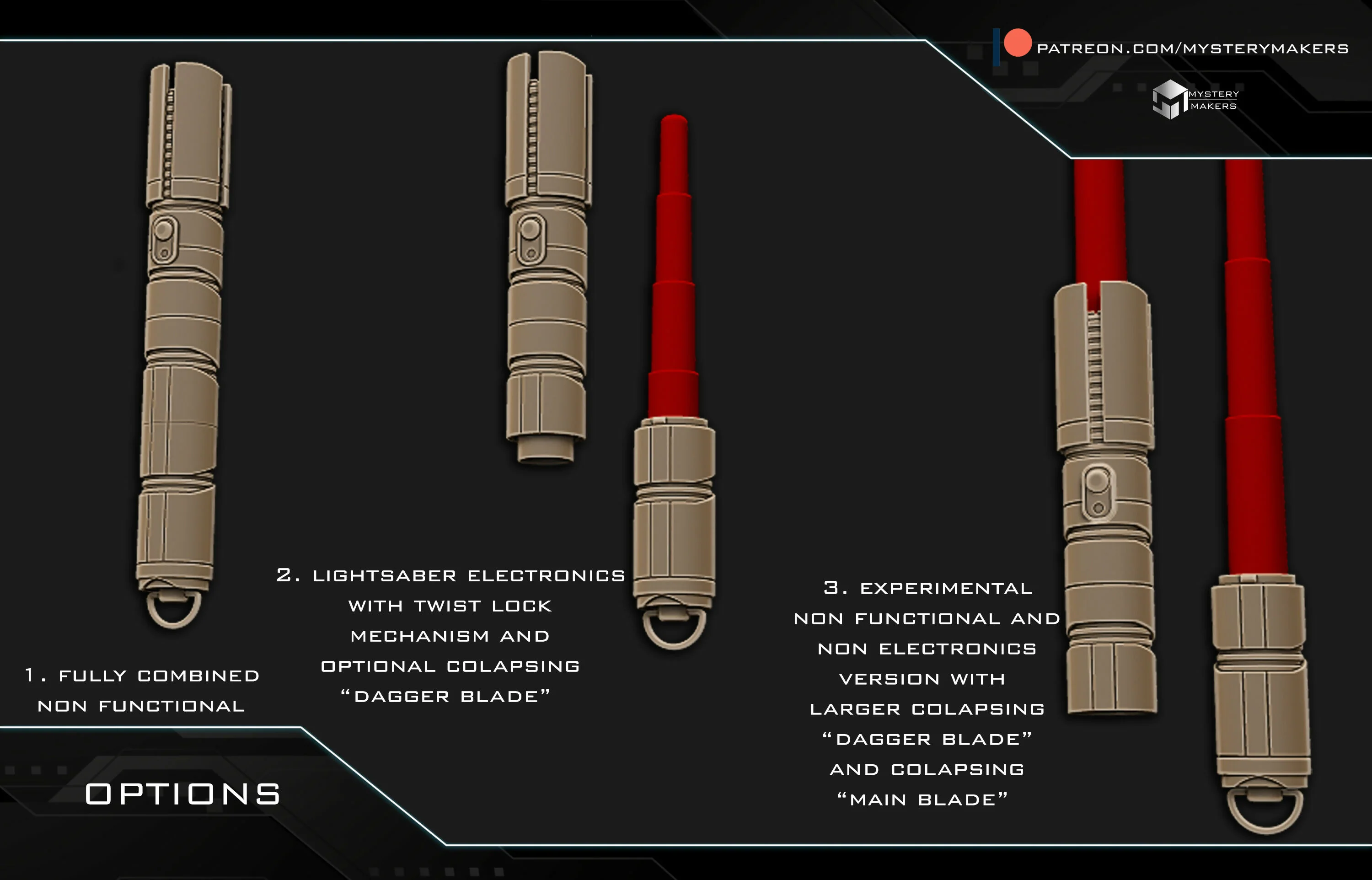 The Stranger Qimir functional lightsaber - Image 3