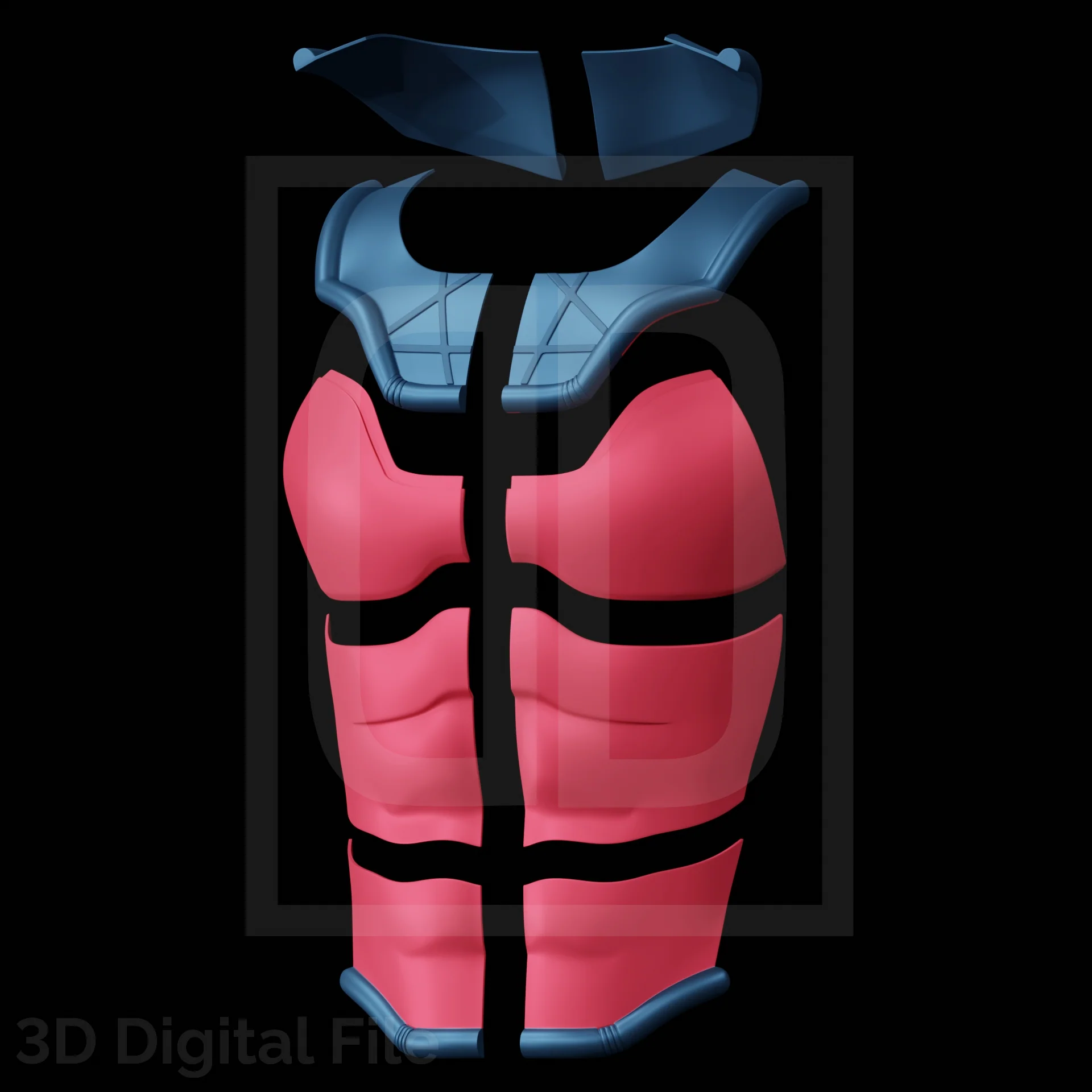 Thieve Card Magician 97 Armor 3D Model - Image 2