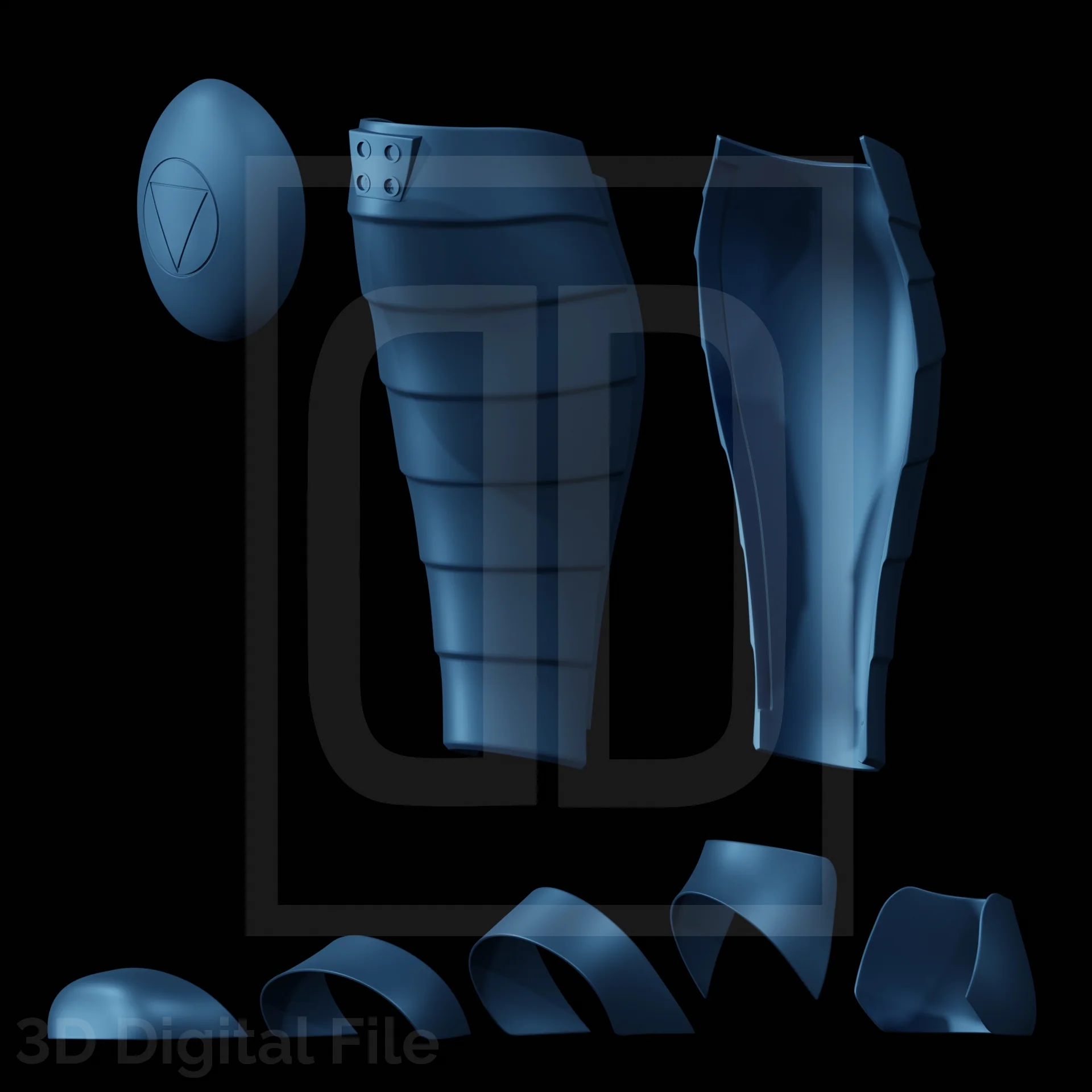 Thieve Card Magician 97 Armor 3D Model - Image 7