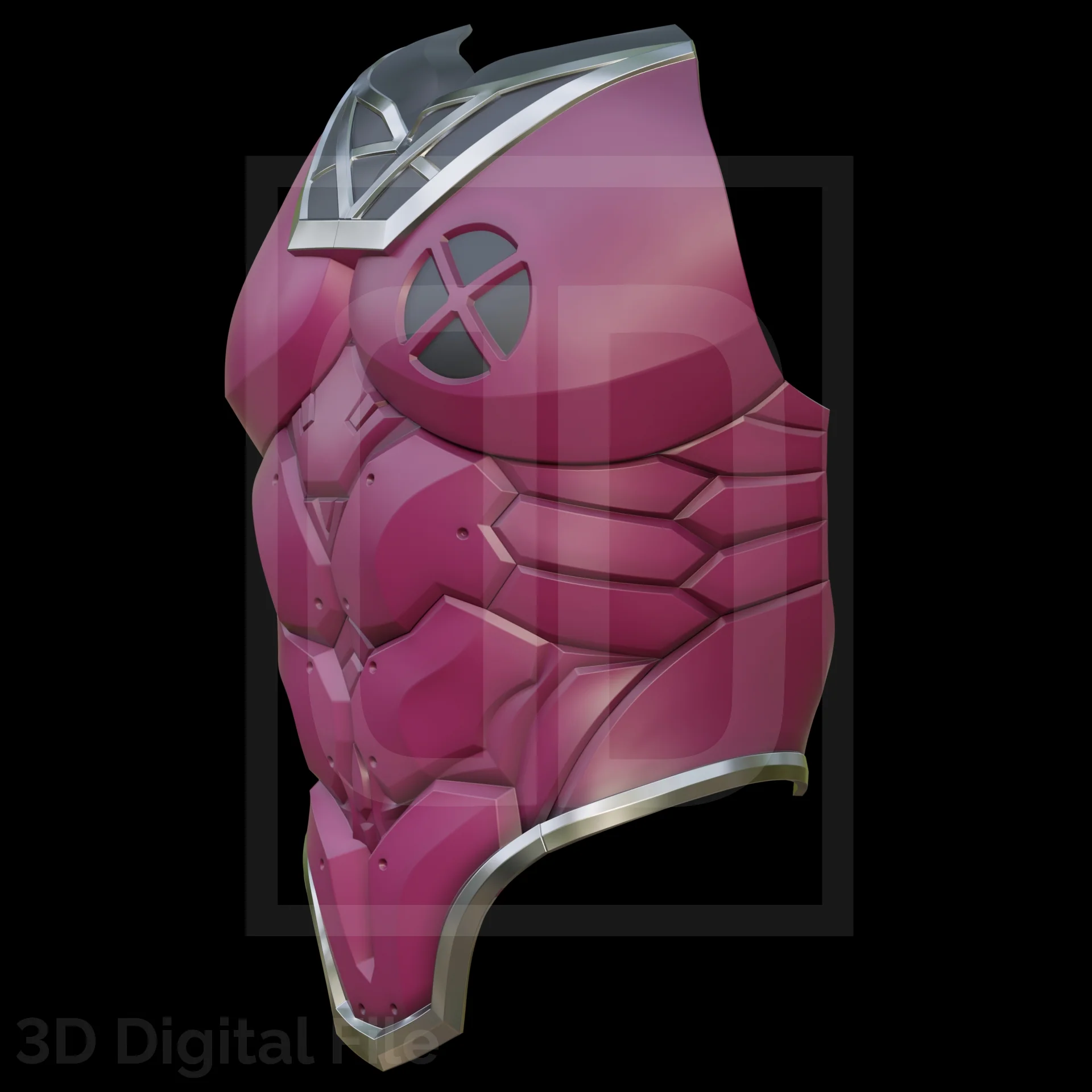 Thieve Card Magician Armor - MR Game 3D Model - Image 6