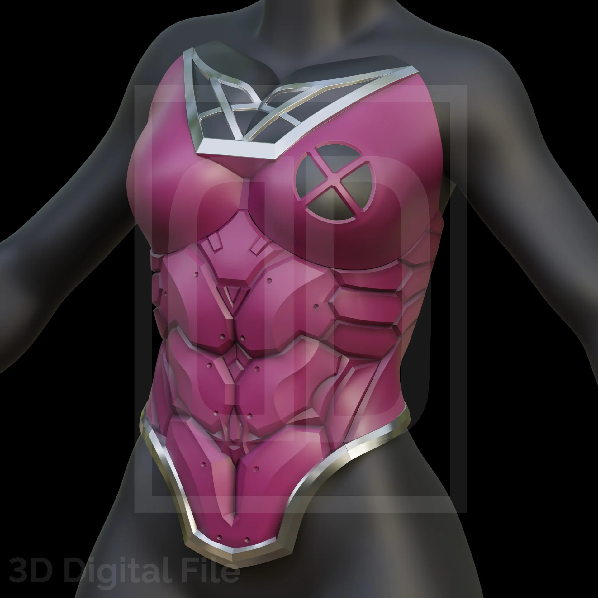 Thieve Card Magician Armor - MR Game 3D Model - Image 8