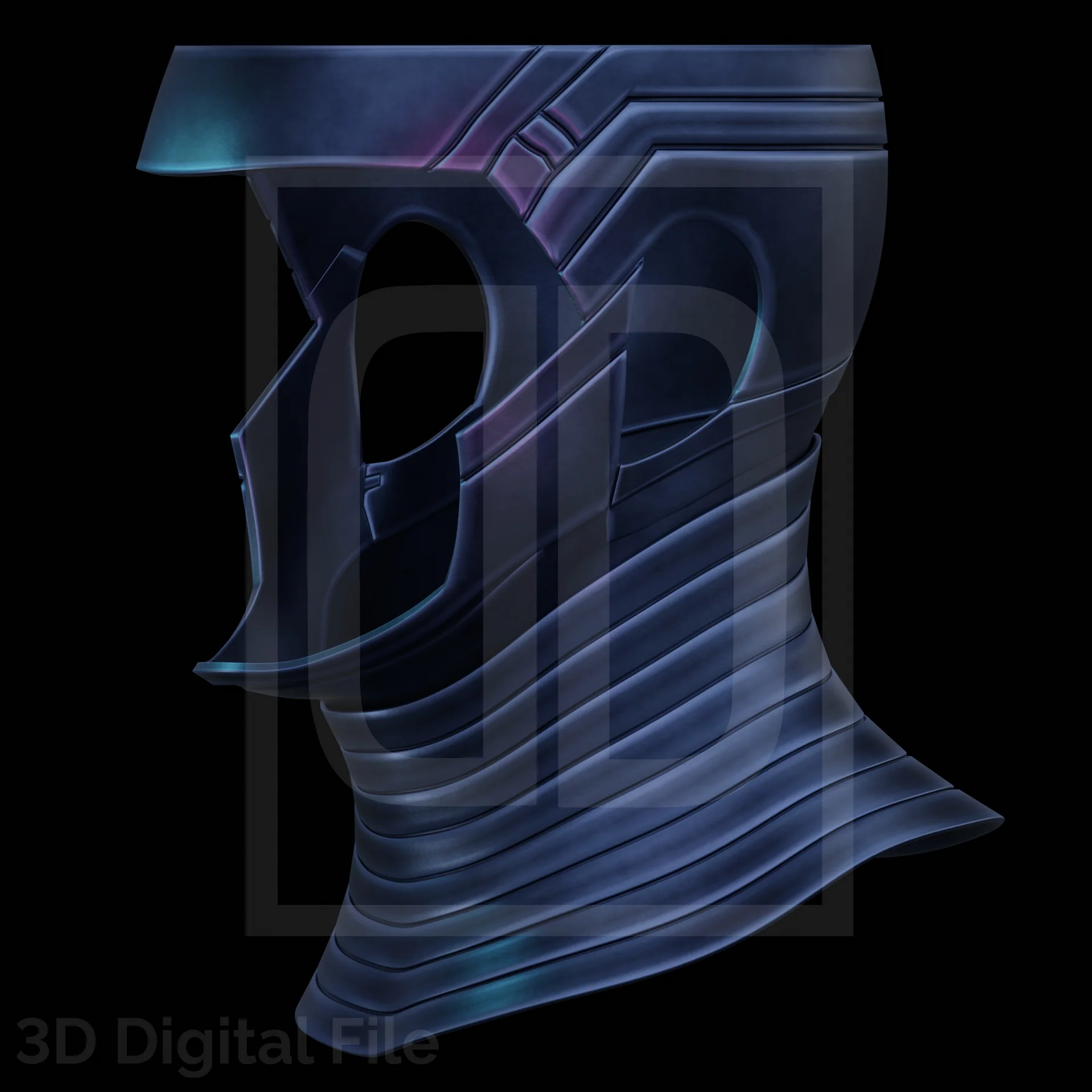Thieve Card Magician Mask - 3D Model - Image 4