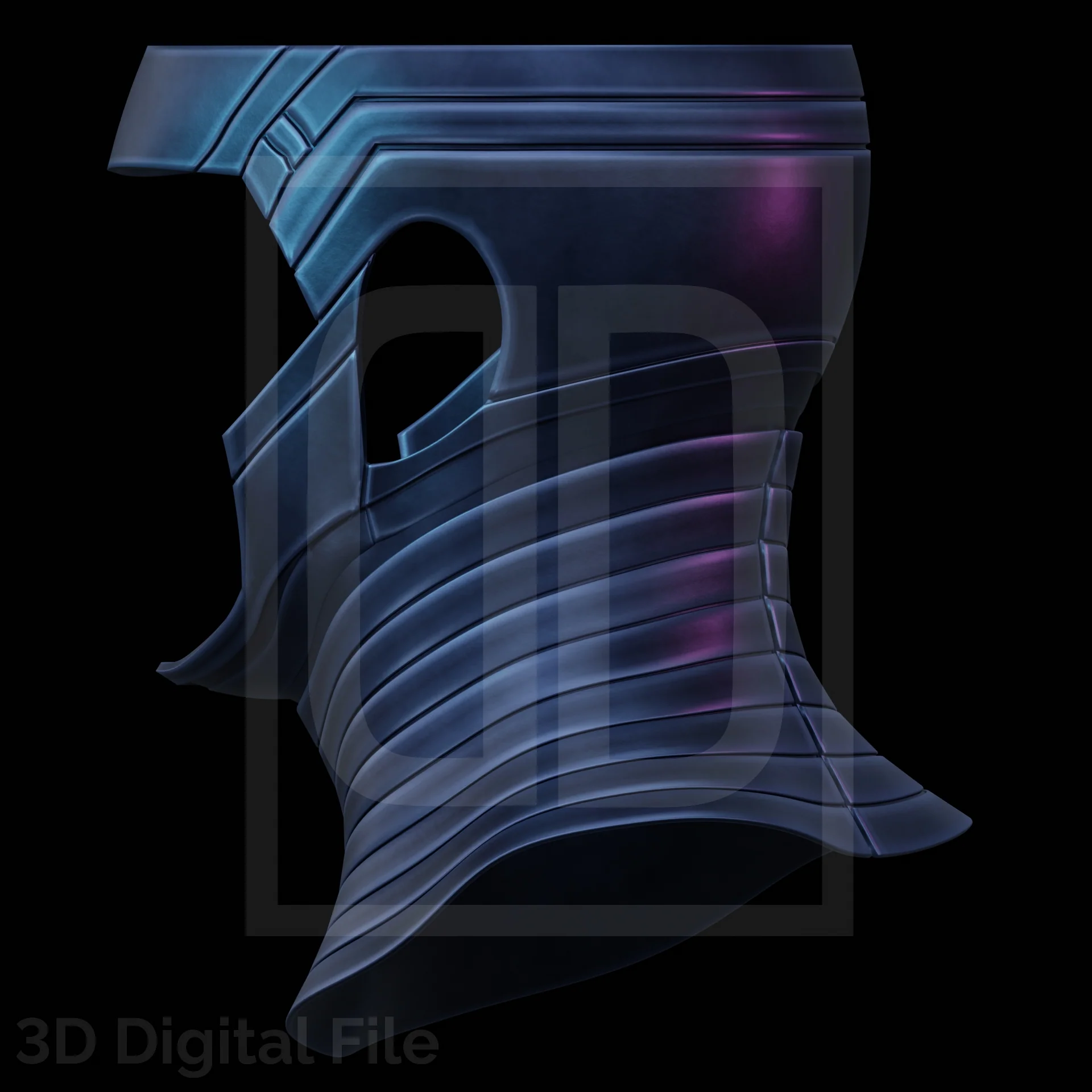 Thieve Card Magician Mask - 3D Model - Image 5