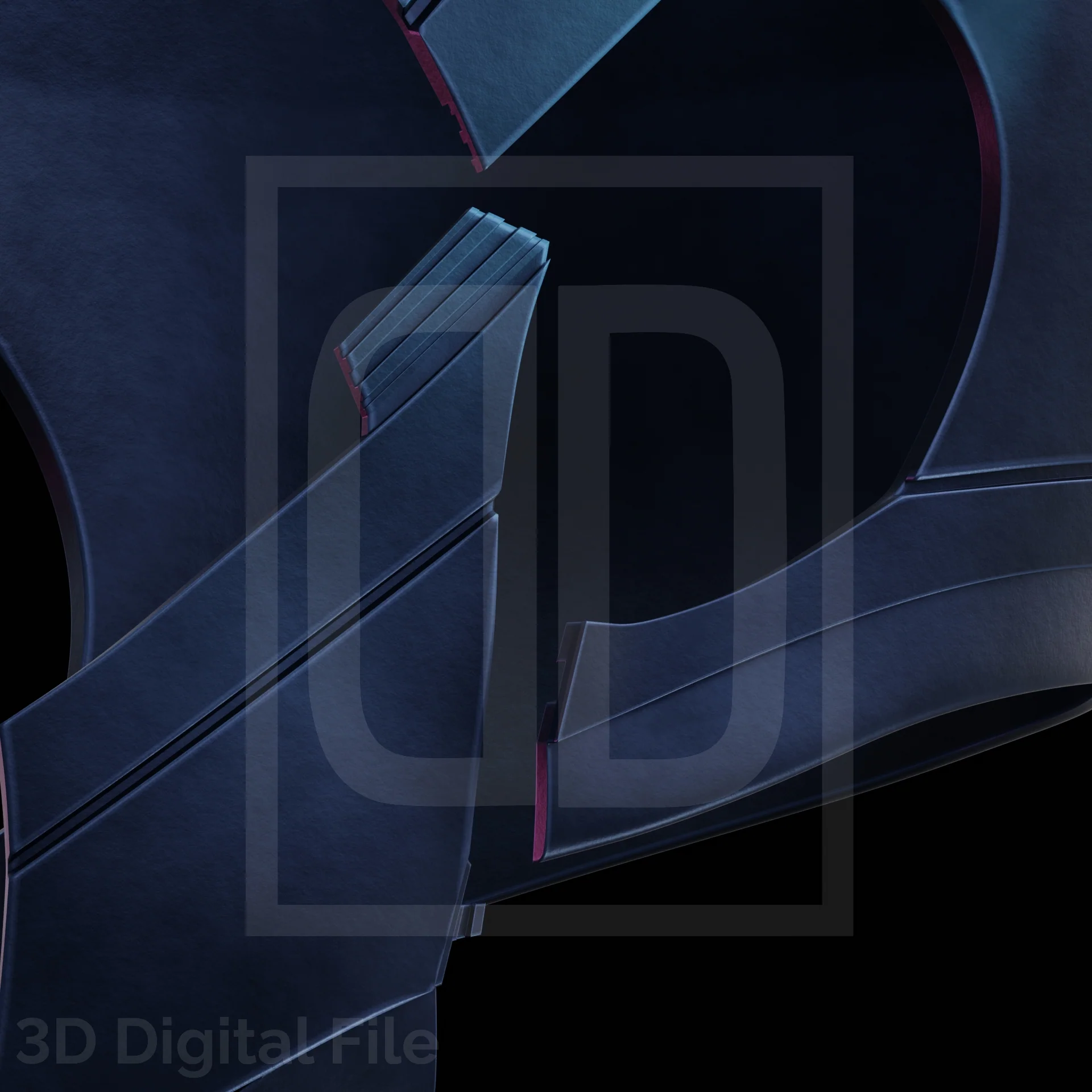 Thieve Card Magician Mask - 3D Model - Image 6