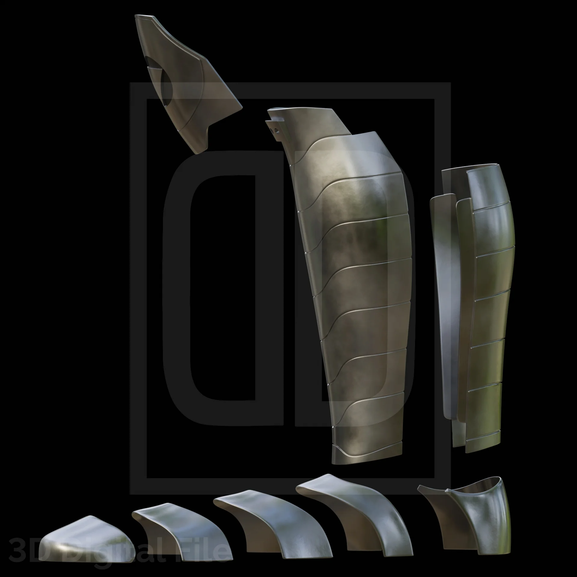 Thieve Card MagicianArmor and Boots 3D Model - Image 10