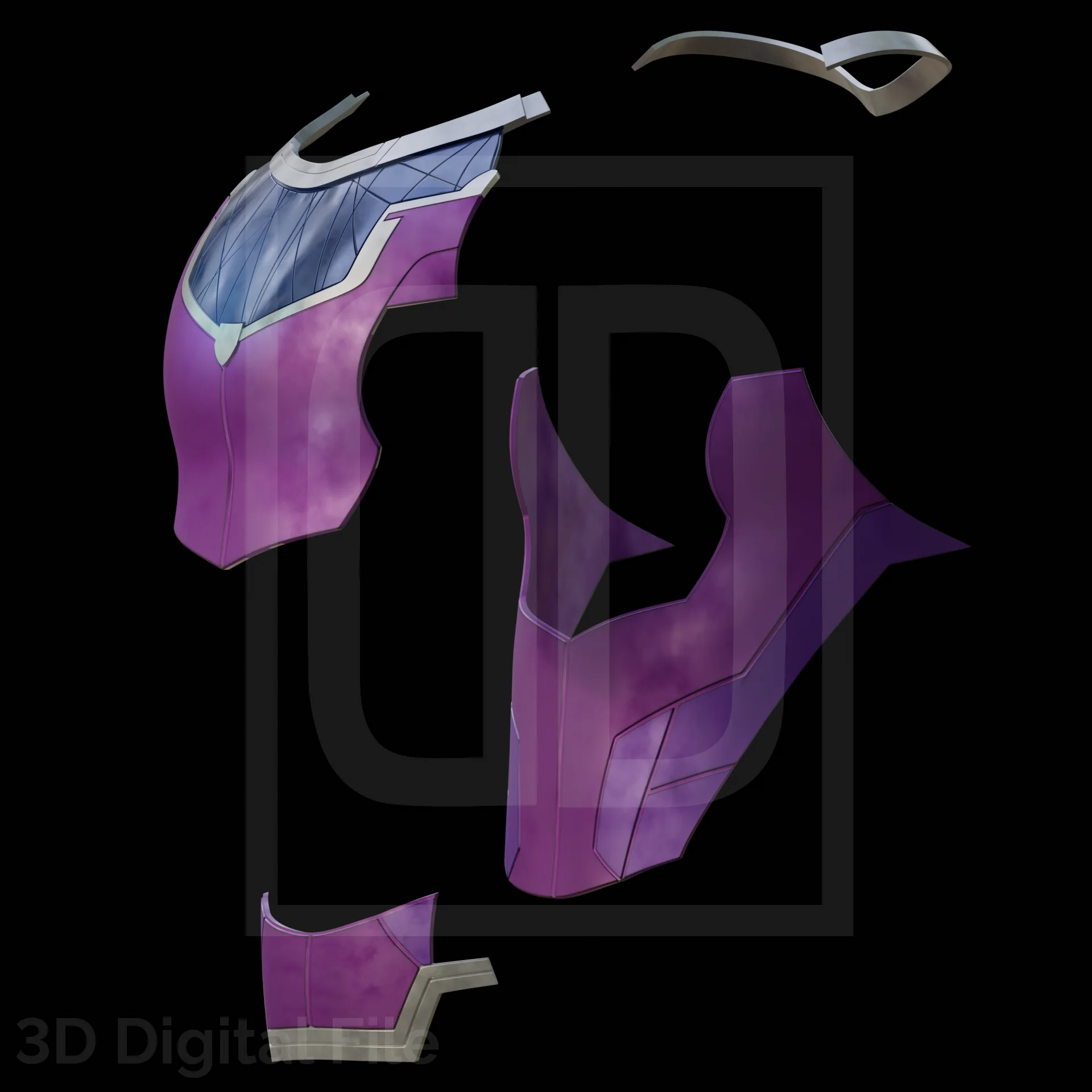 Thieve Card MagicianArmor and Boots 3D Model - Image 7