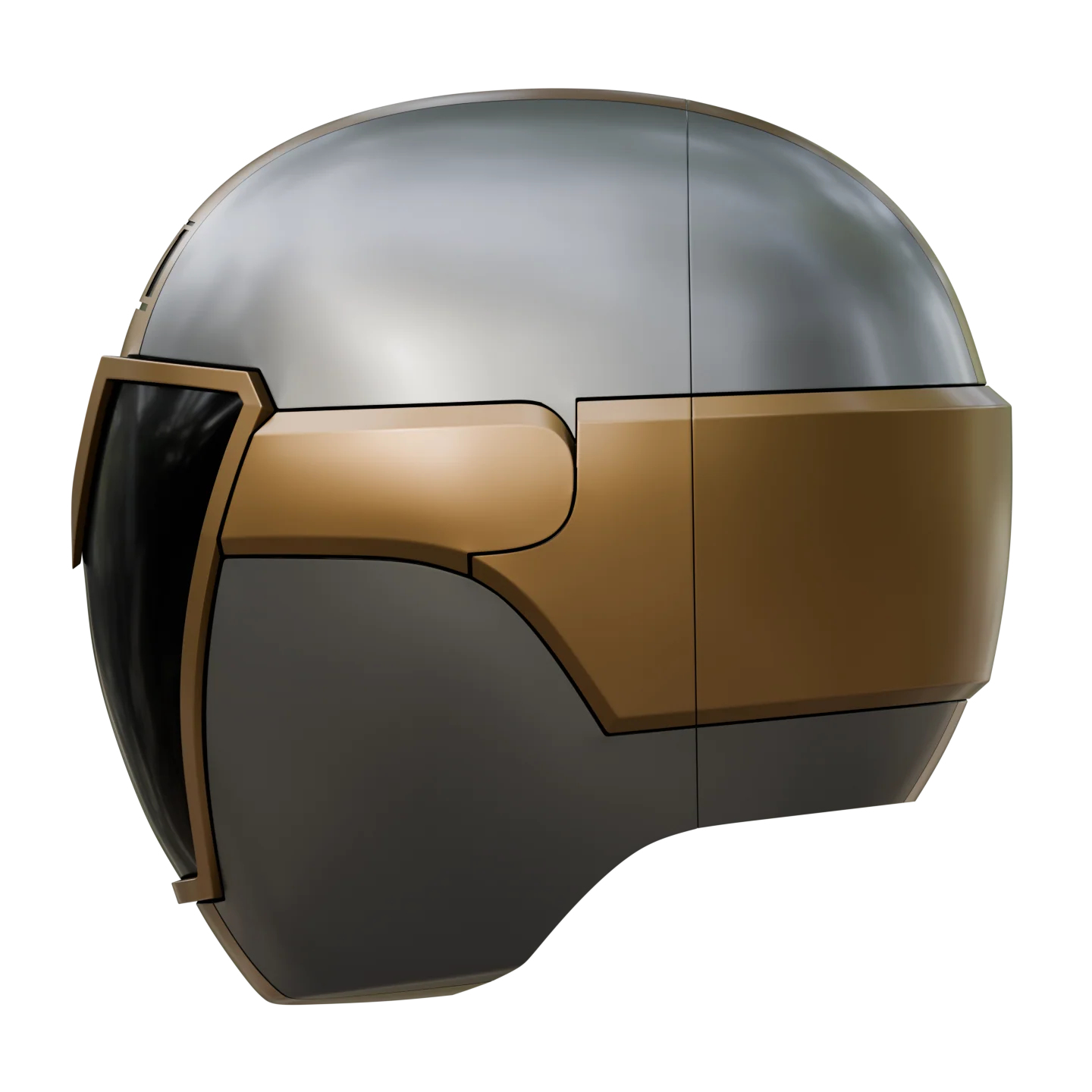 Titanium Ranger Helmet 3D Model - Image 4